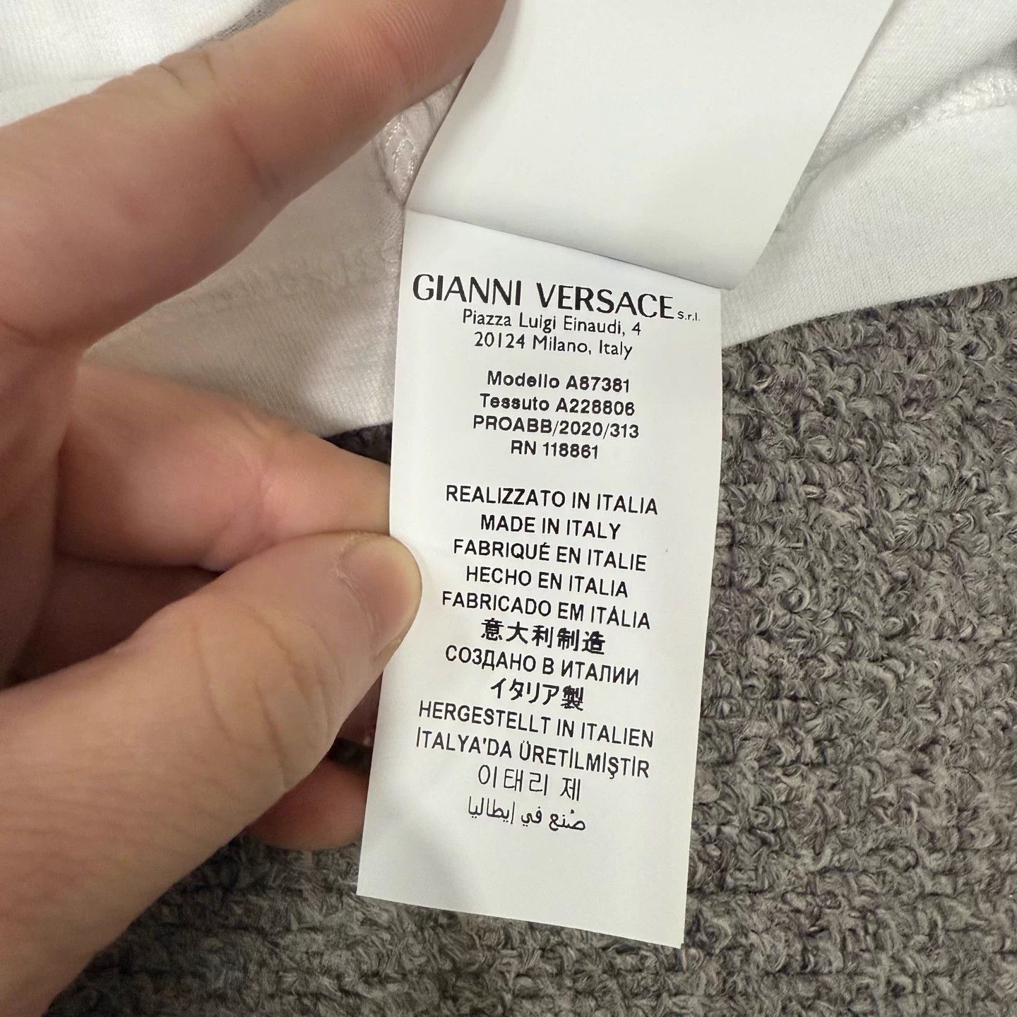 Versace Versace White Medusa 6XL Chest Tee Size XL / US 12-14 / IT 48-50 - 4 Thumbnail
