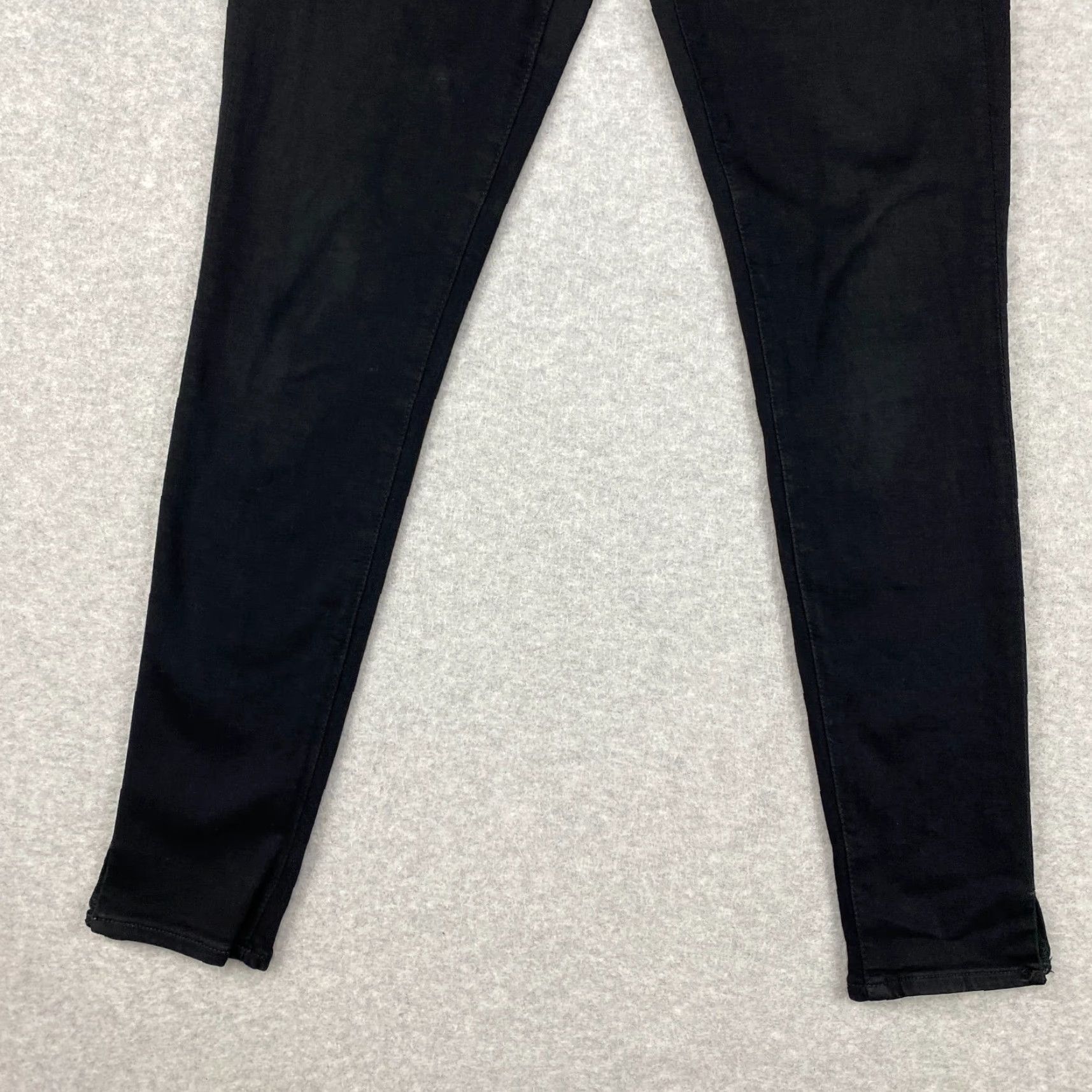 Vintage VINTAGE? No — Actually AG Adriano Goldschmied The Legging Ankle Jeans Womens 29 Black Super Skinny Size 29" - 3 Thumbnail
