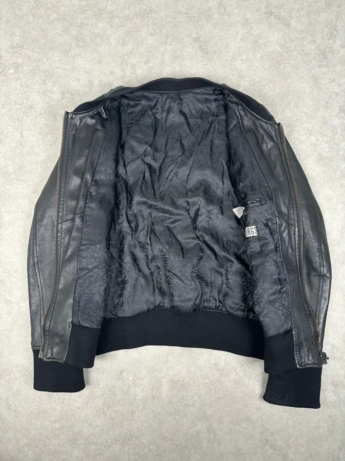 Dirk Bikkembergs AW2010 Bikkembergs Black Sheep Leather Bomber Jacket Size US S / EU 44-46 / 1 - 7 Thumbnail