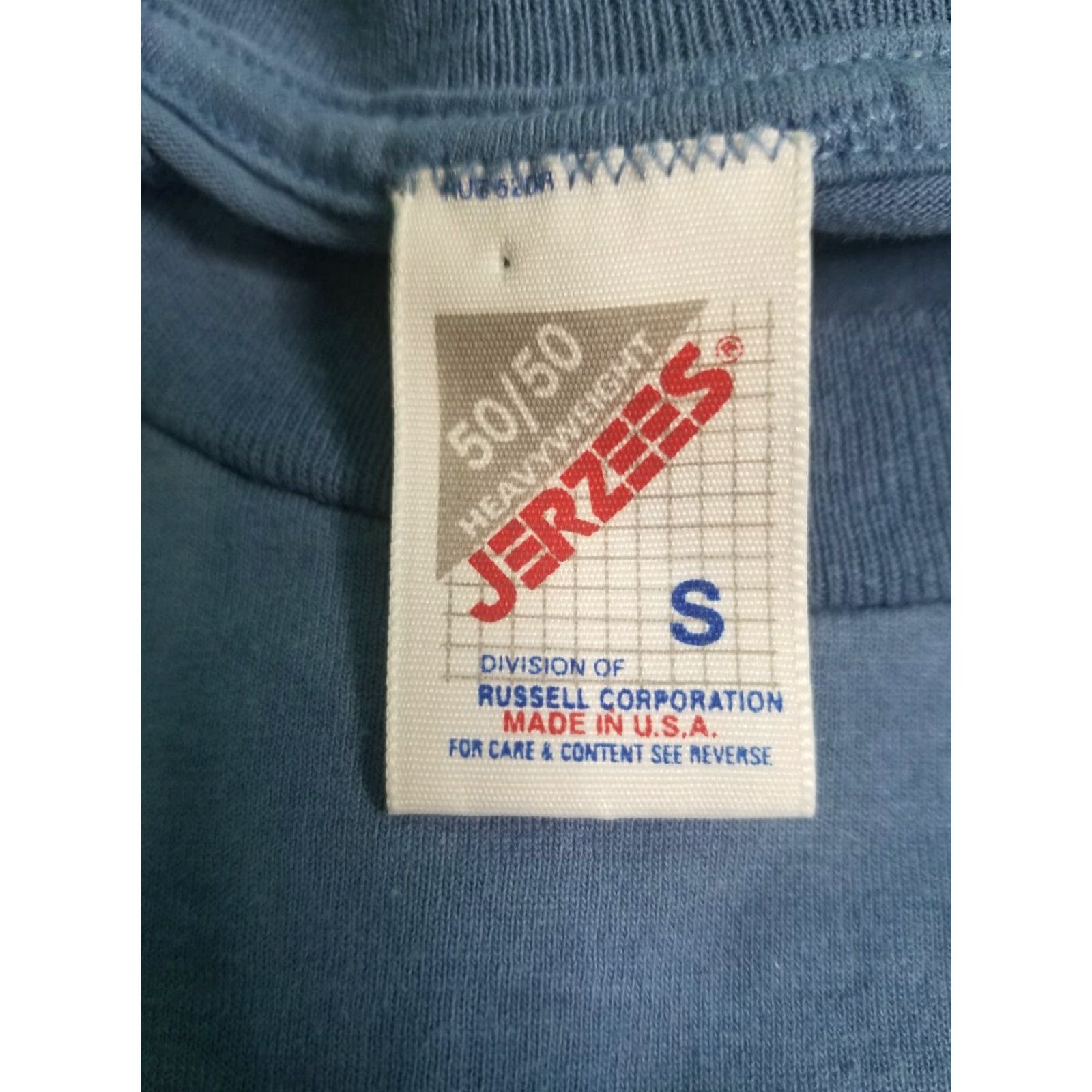 Jerzees VINTAGE Jerzees 90s Humor Graphic Bingo Number T-Shirt Adult Small Blue Mens Size US S / EU 44-46 / 1 - 3 Thumbnail