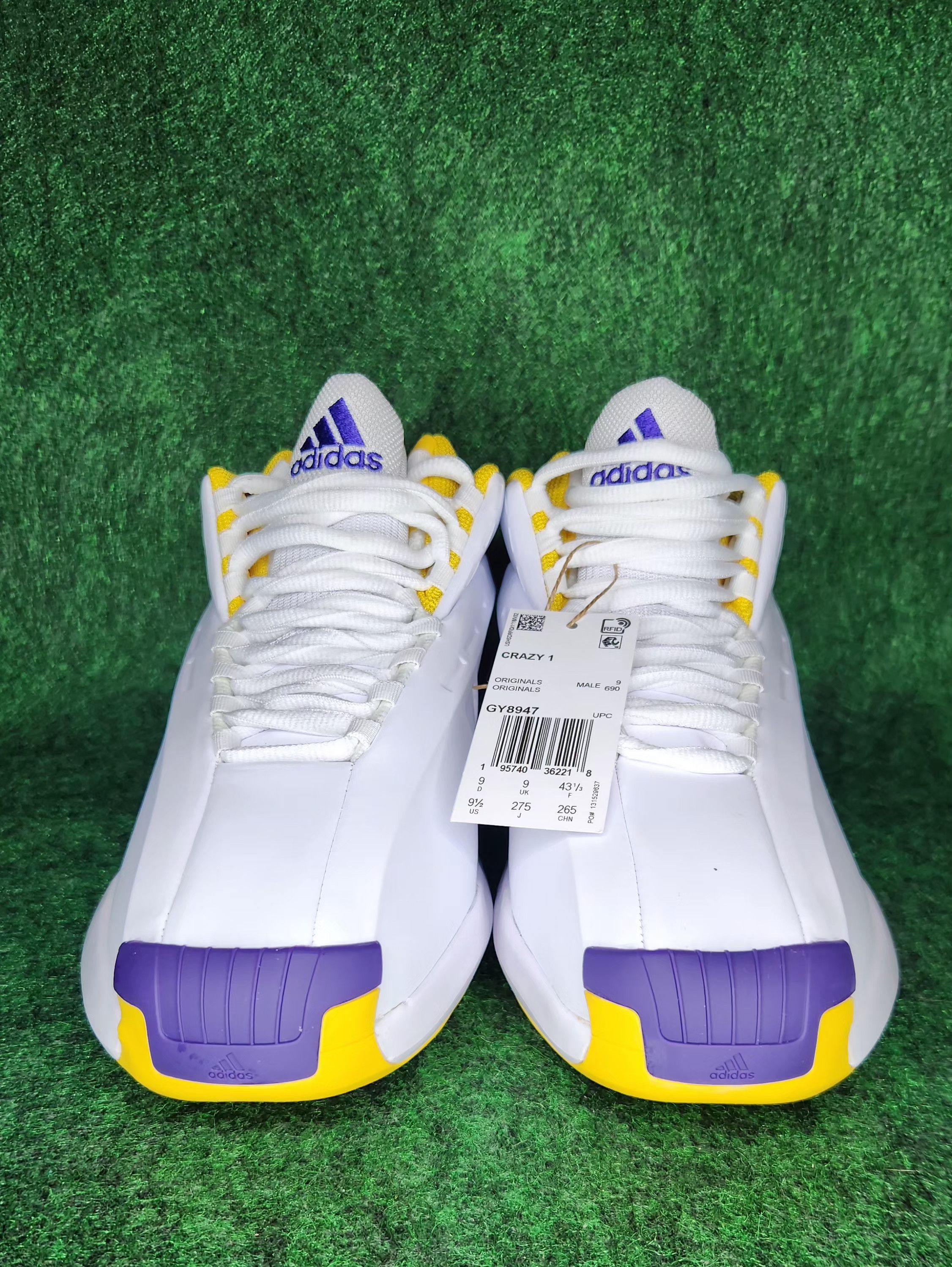 Adidas × Vintage Adidas Crazy 1 Lakers Home Men's 9.5 Shoes GY8947 Size US 9.5 / EU 42-43 - 6 Thumbnail