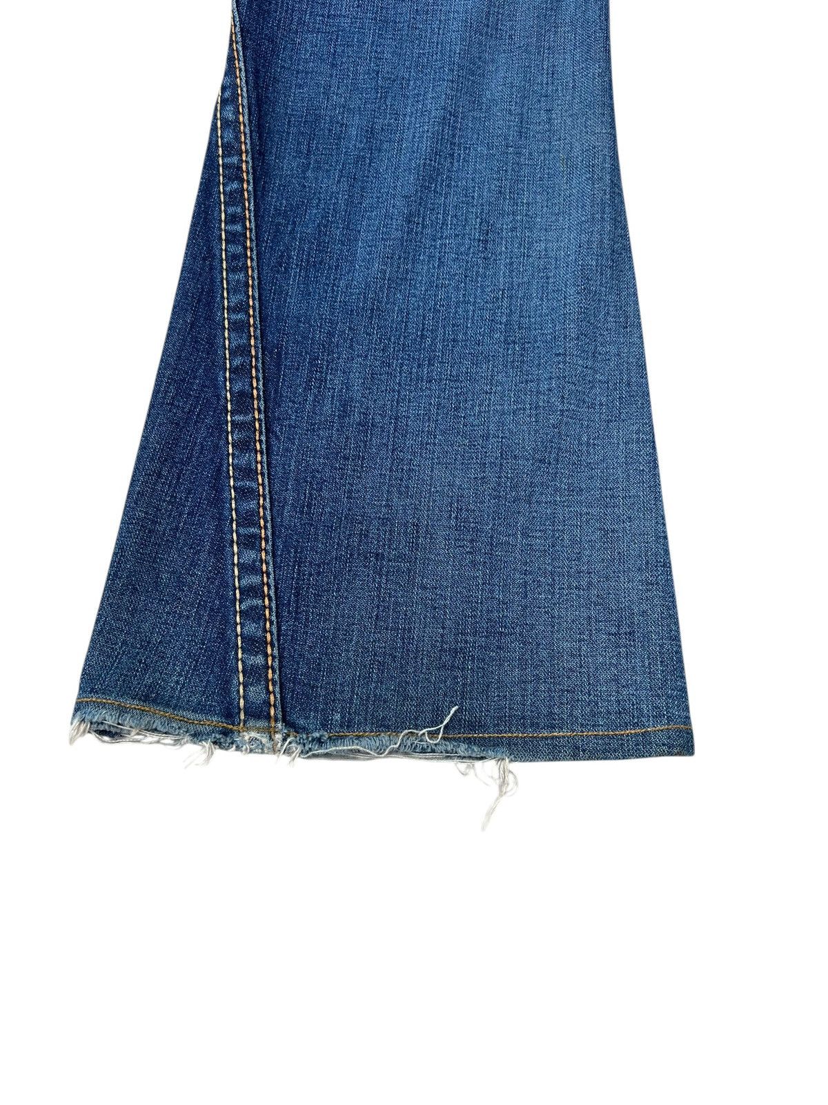 True Religion VTG Y2K True Religion Rainbow Joey Denim Super Flare Jeans Size US 33 - 21 Thumbnail