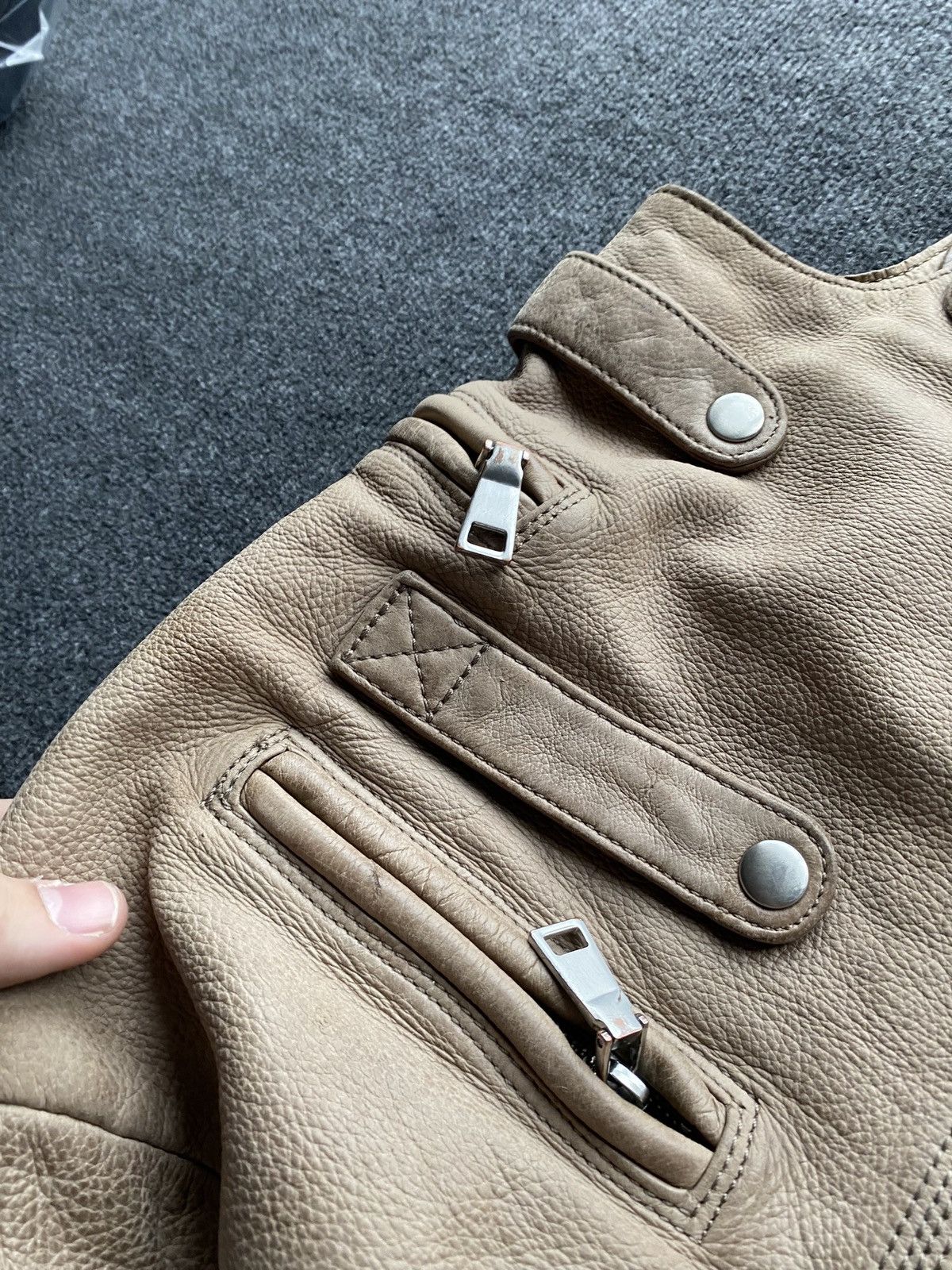 LIEBESKIND BERLIN 🔥90s Liebeskind Leather Beige Vntg Handle Bag women os Size ONE SIZE - 20 Thumbnail