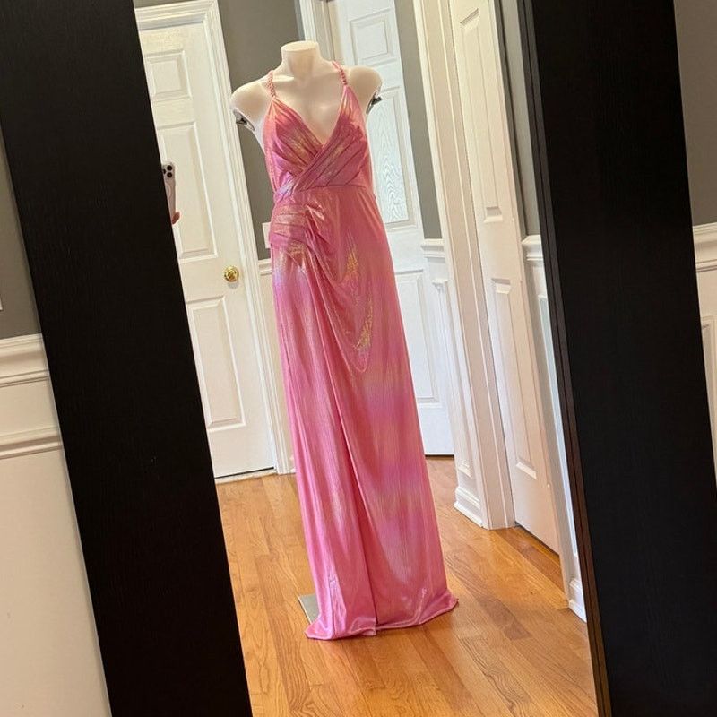 Retrofete NEW NWT Retrofete Yesi Pink Maxi Dress Size Large Size L / US 10 / IT 46 - 1 Thumbnail