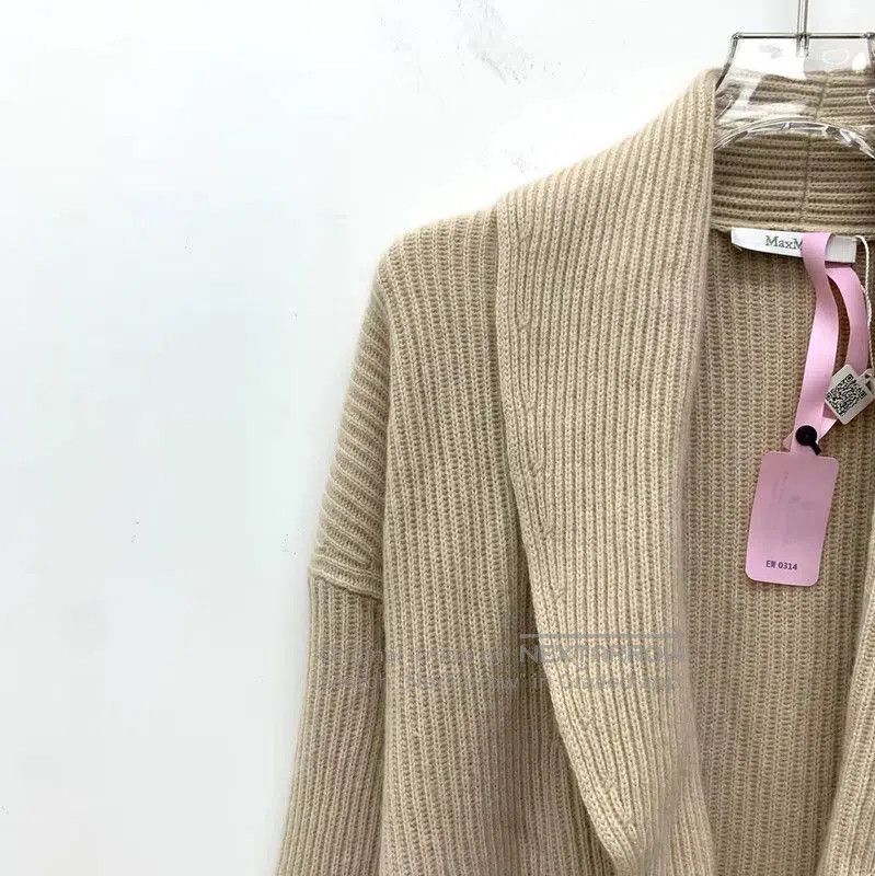Max Mara MaxMara Brown Wool Women's Cardigan . Size S / US 4 / IT 40 - 3 Thumbnail