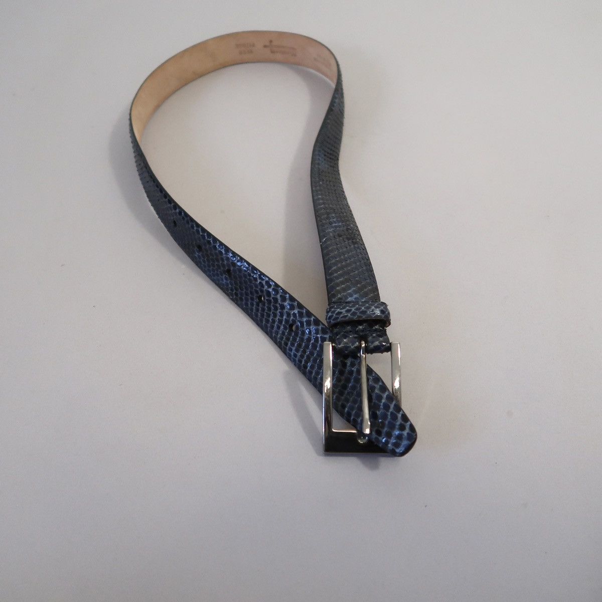 Other Manieri Vintage Python Leather belt Size ONE SIZE - 1 Thumbnail