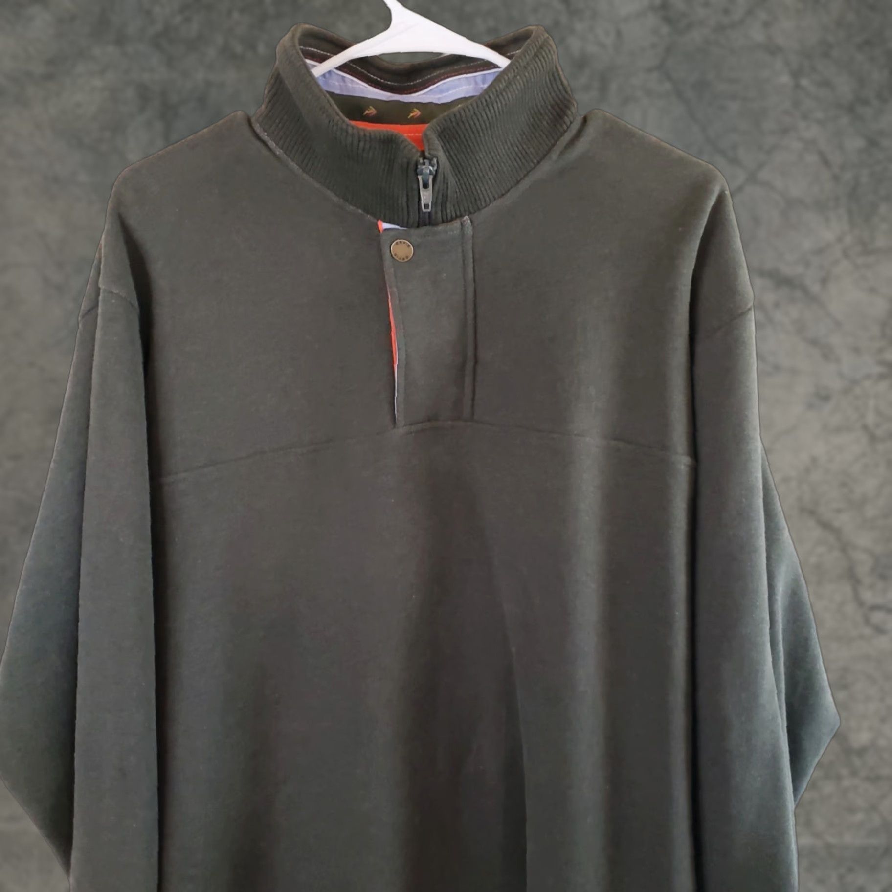 Orvis Orvis Sweater Mens Medium Green 1/4 Zip Outdoors Hiking Mock Neck Pullover Size US M / EU 48-50 / 2 - 1 Thumbnail