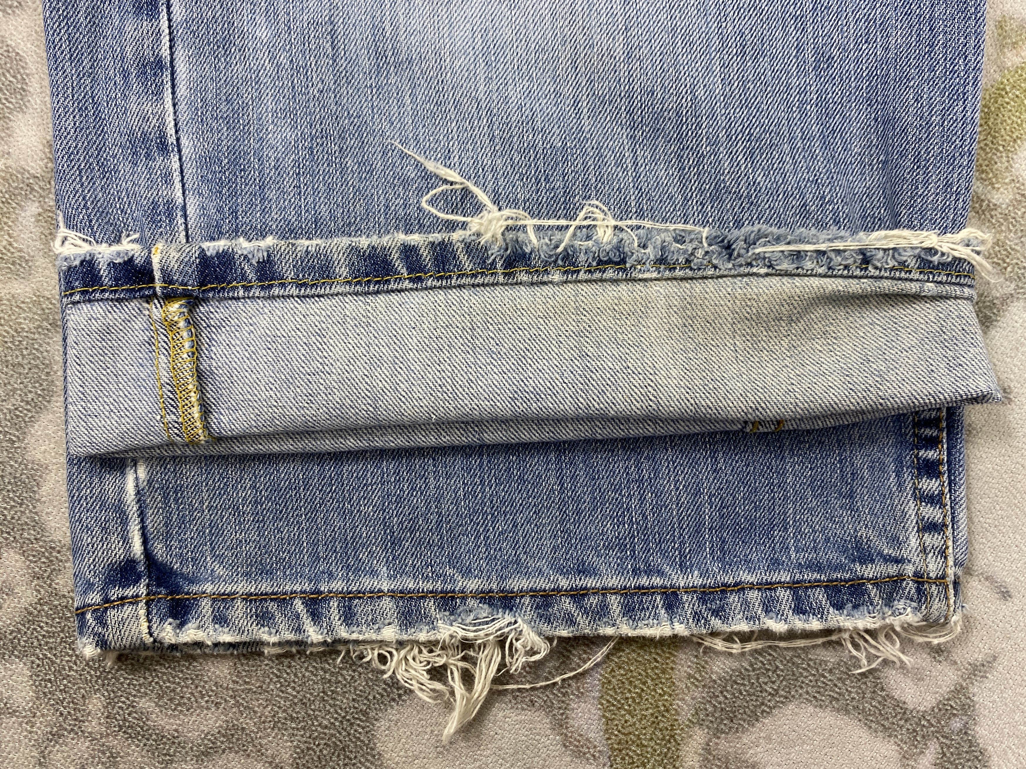 Levi's Vintage Levi's 569 Lose Straight Distressed Denim -JN542 Size US 36 / EU 52 - 13 Thumbnail