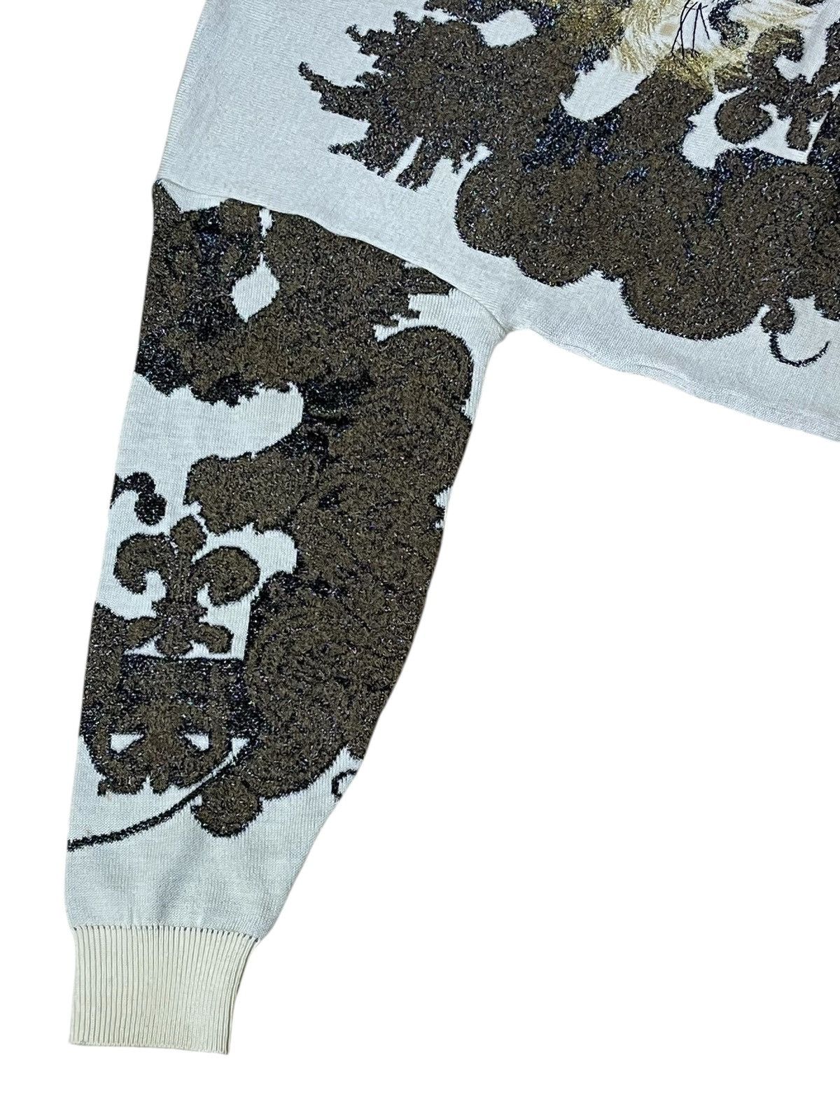 Japanese Brand vintage japanese HOMME LIBRE wolf embroidered knit sweats Size L / US 10 / IT 46 - 9 Thumbnail