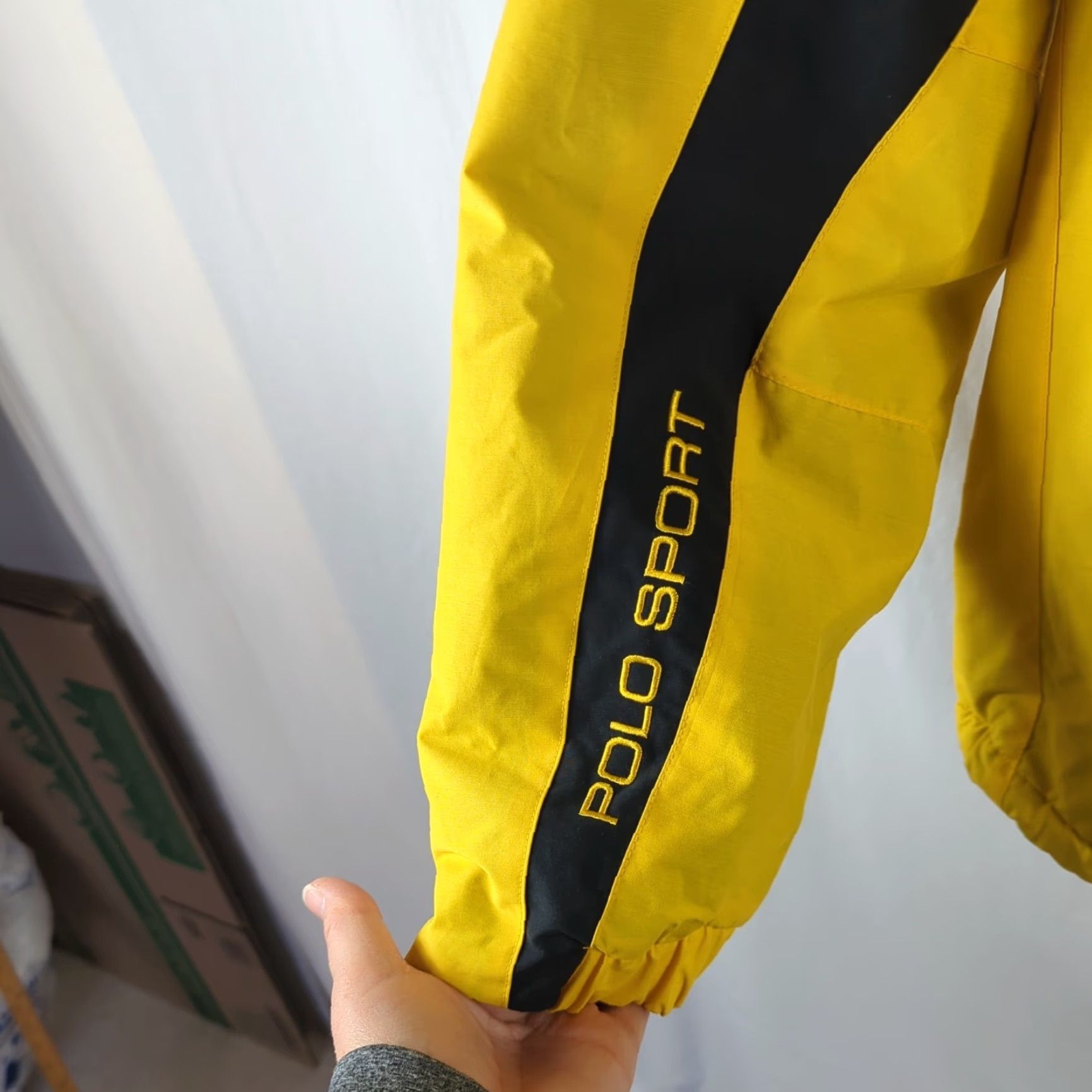 Vintage VINTAGE Polo Sport Men's Jacket Reversible Fleece Yellow M Corp Size US M / EU 48-50 / 2 - 6 Thumbnail