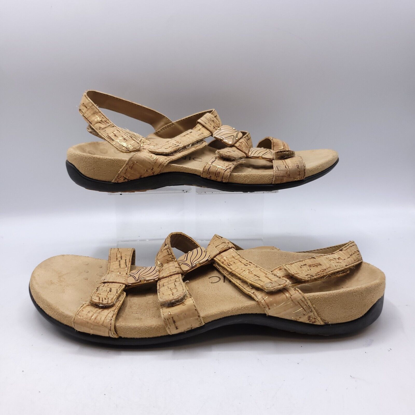 Vionic Vionic 44 Amber Slide Sandals Womens Size 7 TVW1275 Beige Size US 7 / IT 37 - 5 Thumbnail