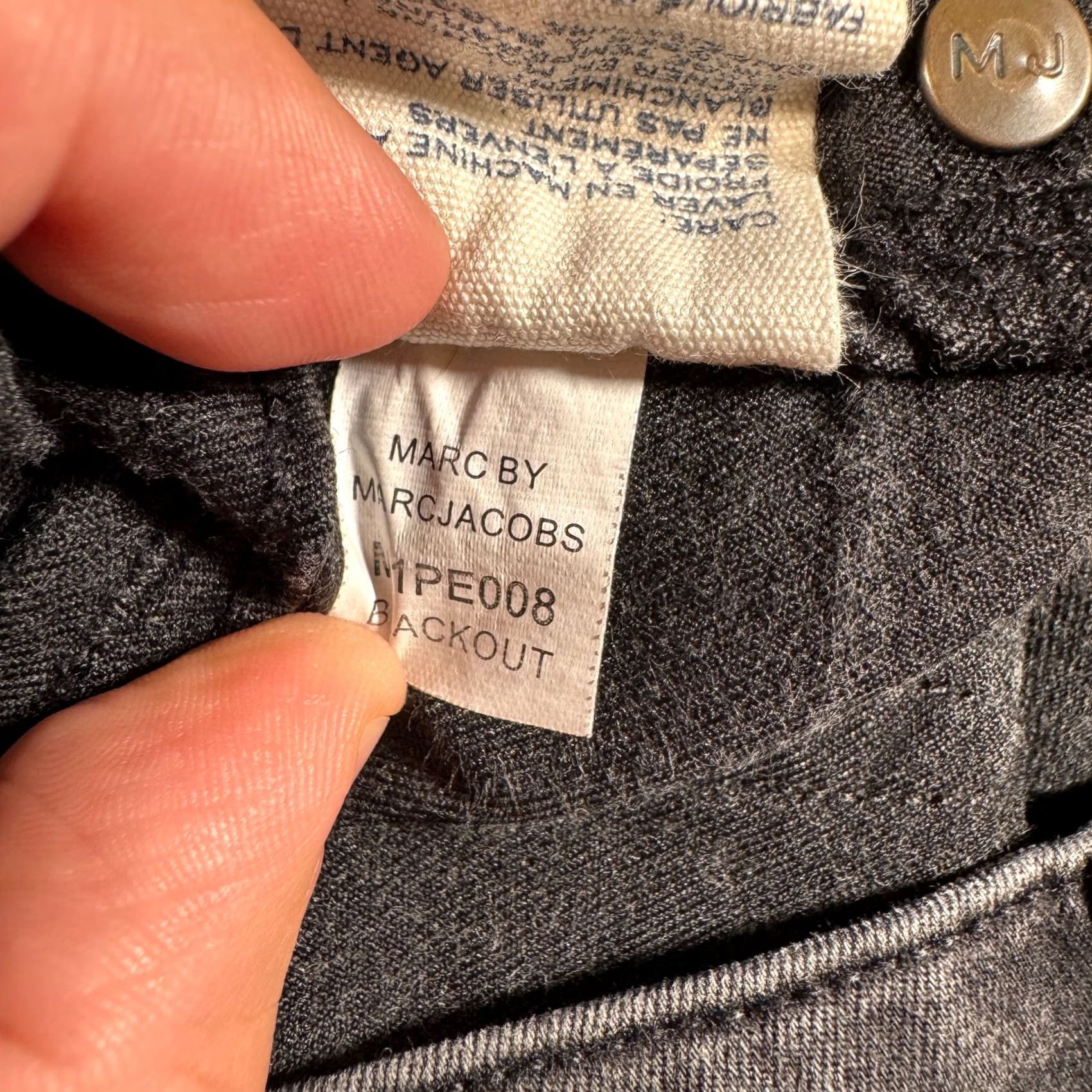Marc by Marc Jacobs Marc by Marc Jacobs Womens Pants Black Size 27 Cropped Jeans Skinny 5-Pocket Denim Stretch Slim Regular Womens Size 27" / US 4 / IT 40 - 7 Thumbnail