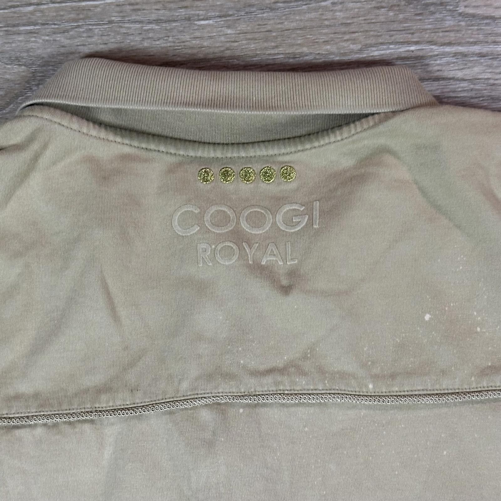 Coogi Coogi Mens Polo Shirt Beige Embroidered Vintage Size US XXL / EU 58 / 5 - 6 Thumbnail