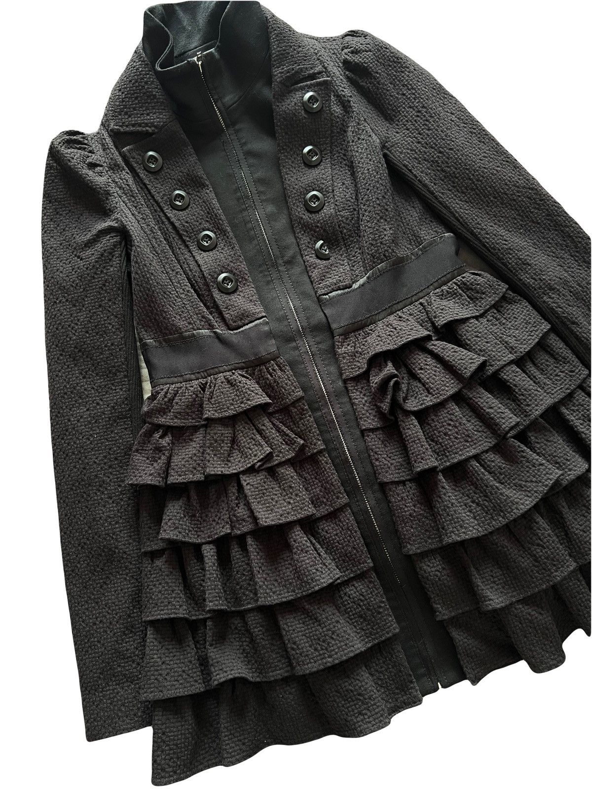 Japanese Brand Rola dolls black gothic dress/coat 🖤🥀 Size S / US 4 / IT 40 - 4 Thumbnail