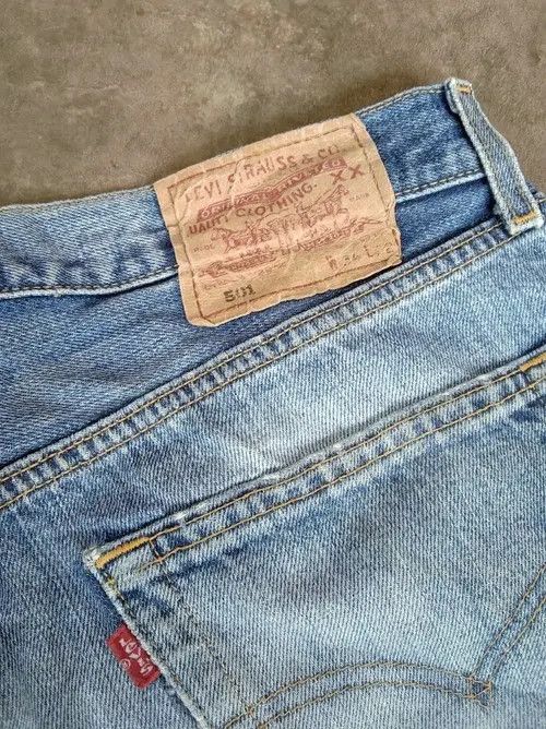 Levi's × Vintage Vintage Levis 501 Straight Leg Distressed Jeans 34x31 Size US 34 / EU 50 - 3 Thumbnail