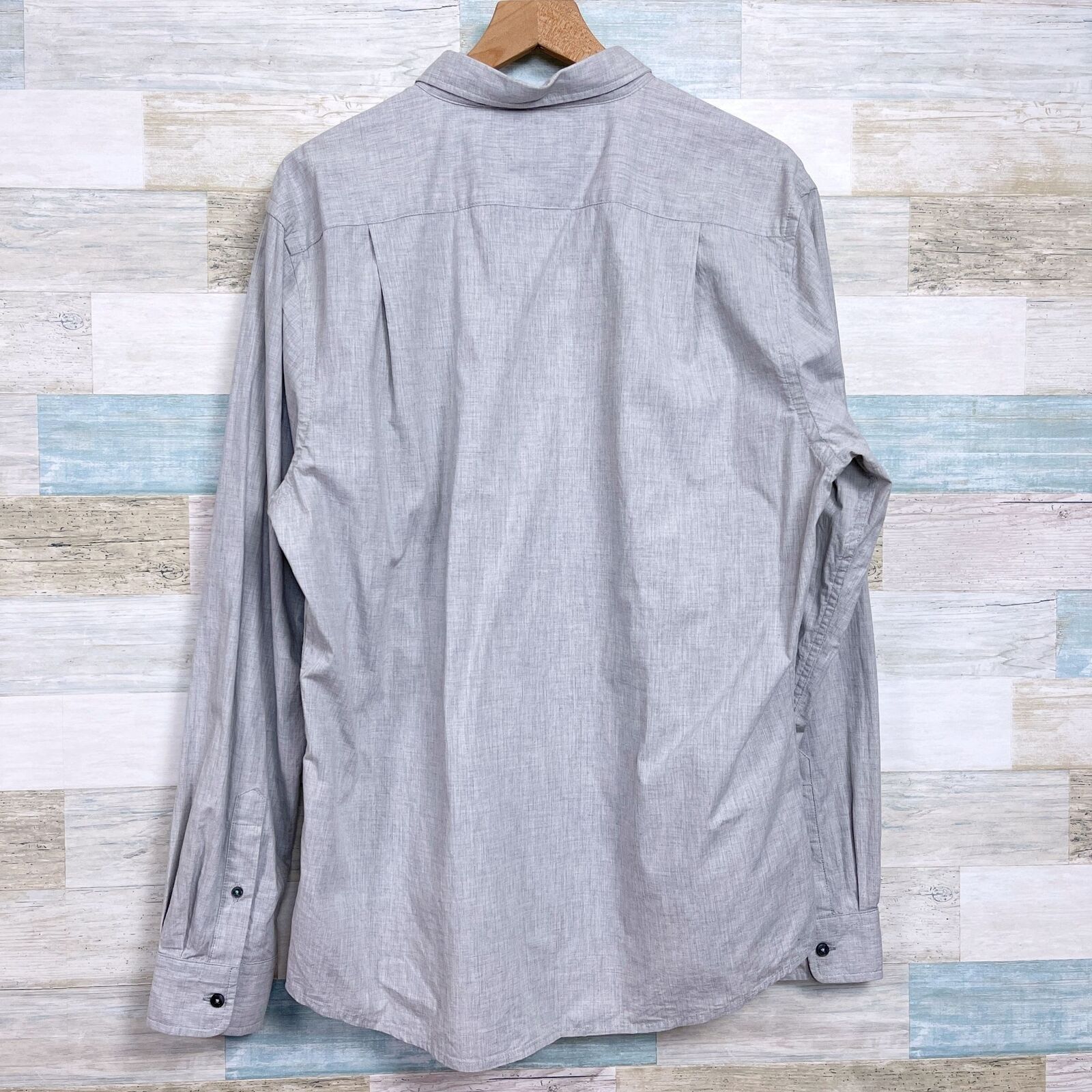 Other LINKSOUL Long Sleeve Button Down Shirt Gray Lightweight L Size US L / EU 52-54 / 3 - 4 Thumbnail