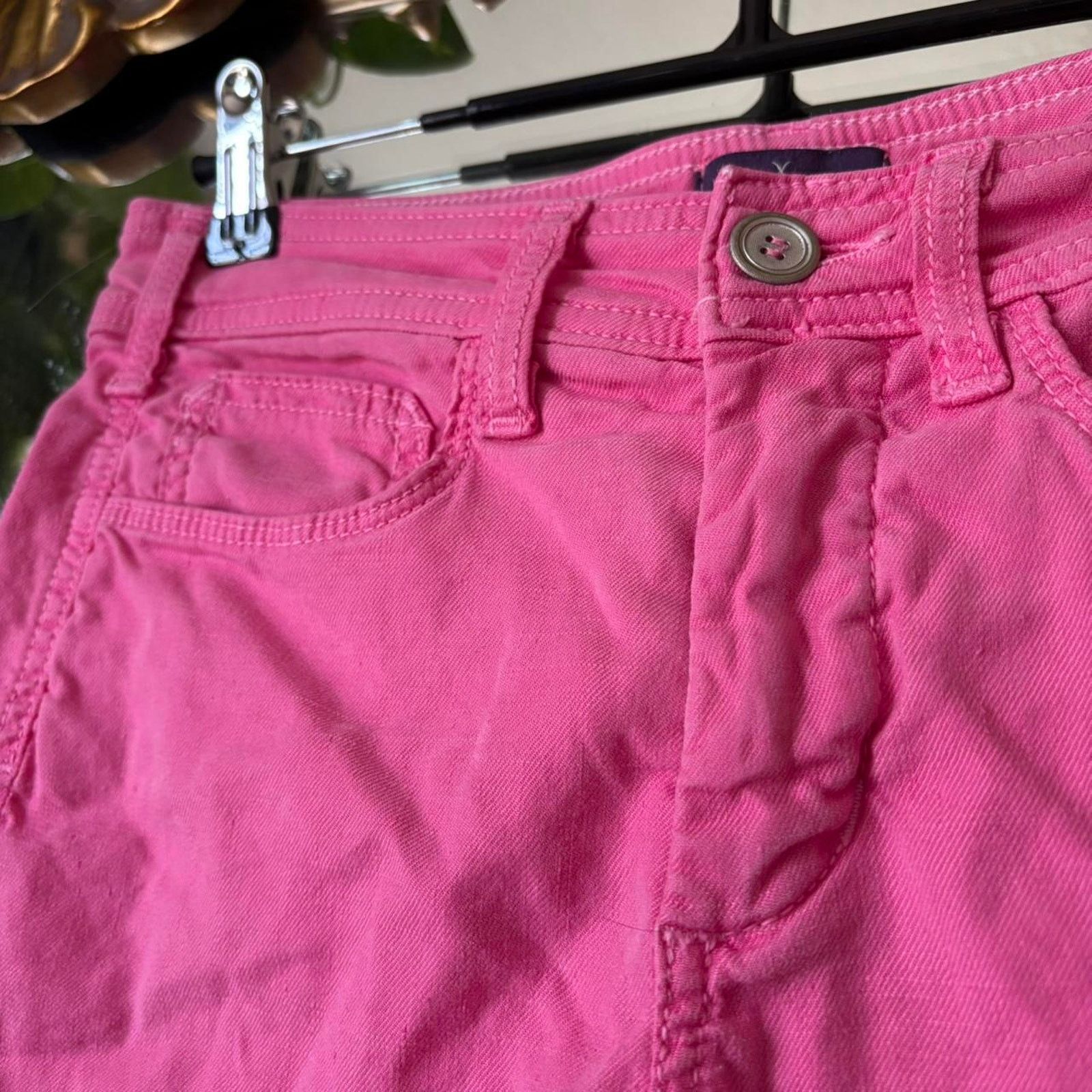 NYDJ NYDJ Pink Linen Trousers 0 Designer Quality Summer Vacation Size 25" / US 0 / IT 36 - 4 Thumbnail