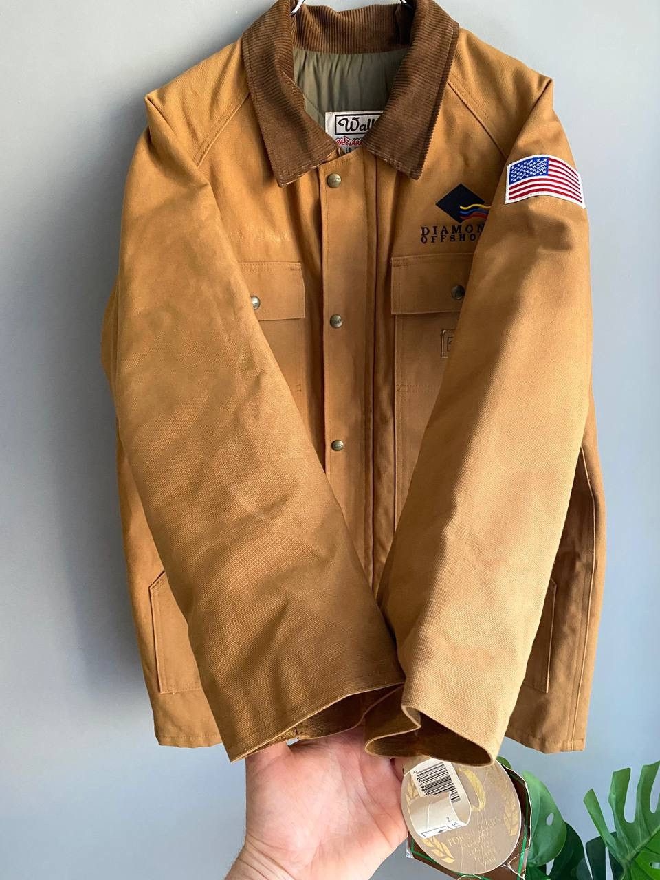 Walls Walls American Vintage Work Canvas Jacket, Sz L, Made in USA Size US L / EU 52-54 / 3 - 9 Thumbnail