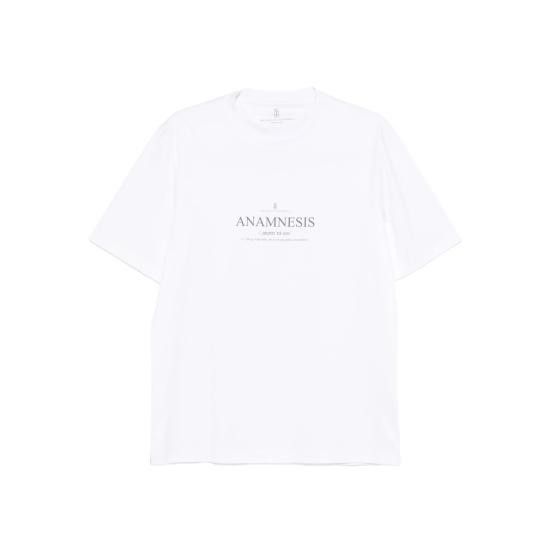 BRUNELLO CUCINELLI Men T-Shirts M0B138495 CC770 WHITE