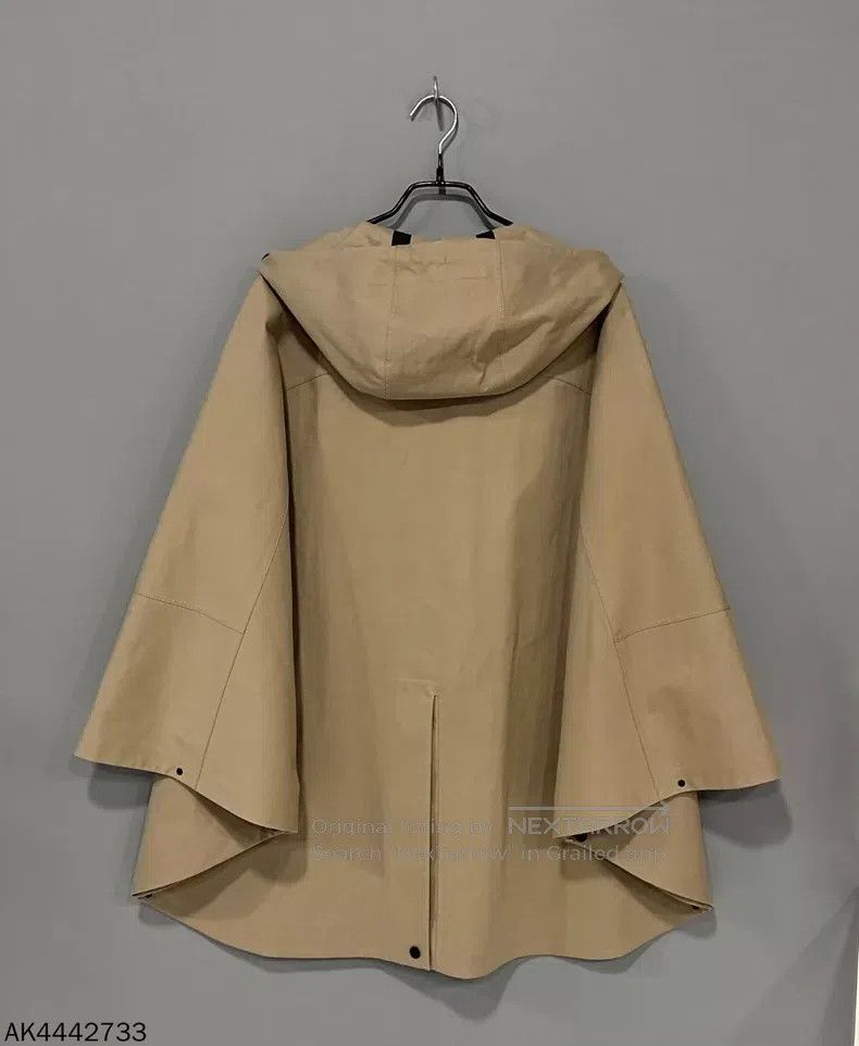 Hermes Hermes Khaki Shawl Coat Size S / US 4 / IT 40 - 3 Thumbnail