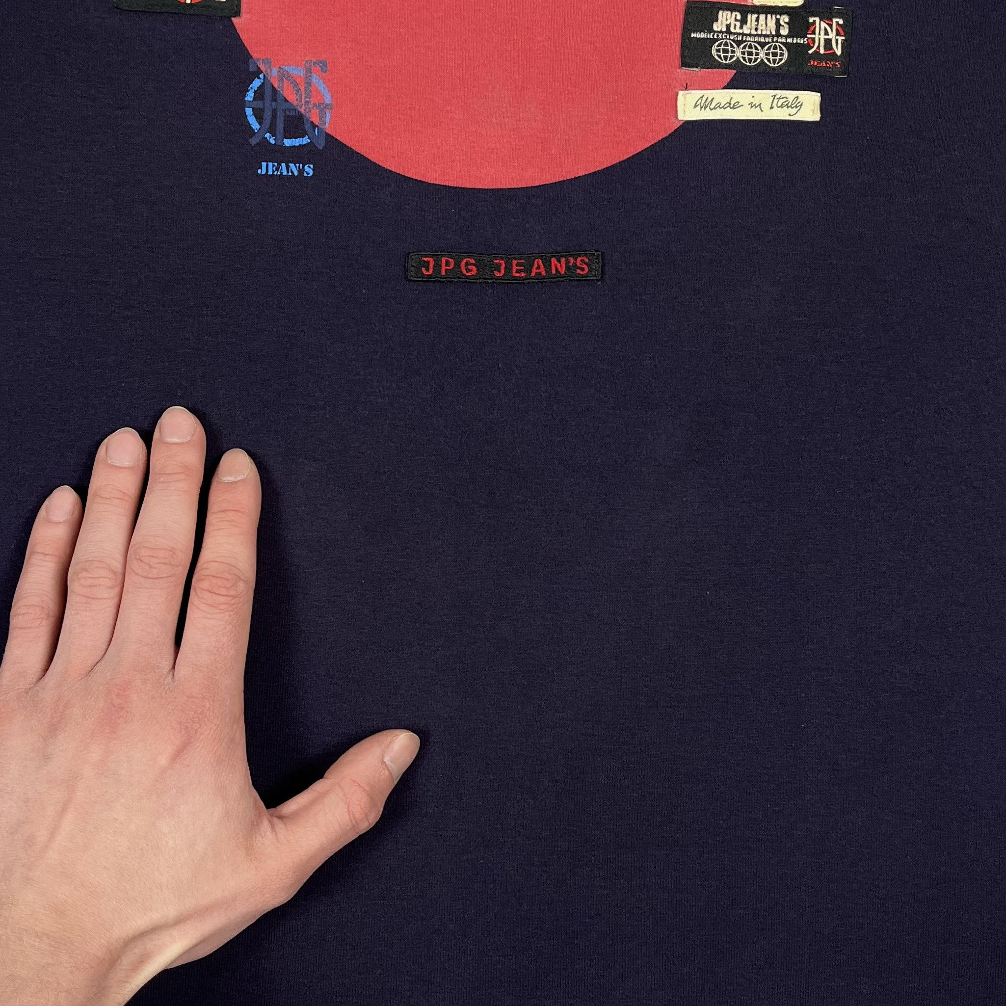Jean Paul Gaultier Vintage Jean Paul Gaultier Abstract Logo T Shirt 90’s Size XL / US 12-14 / IT 48-50 - 14 Thumbnail