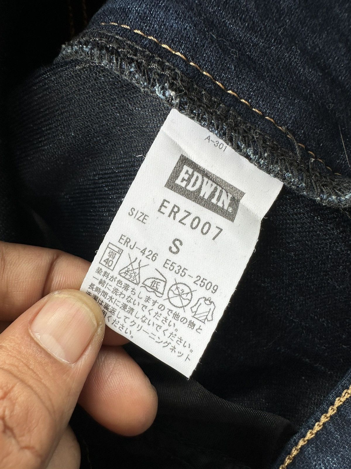 Beauty Beast × Edwin × If Six Was Nine Vintage Edwin 503 Jersey Drawstring Stretchable Denim D97 Size US 30 / EU 46 - 11 Thumbnail