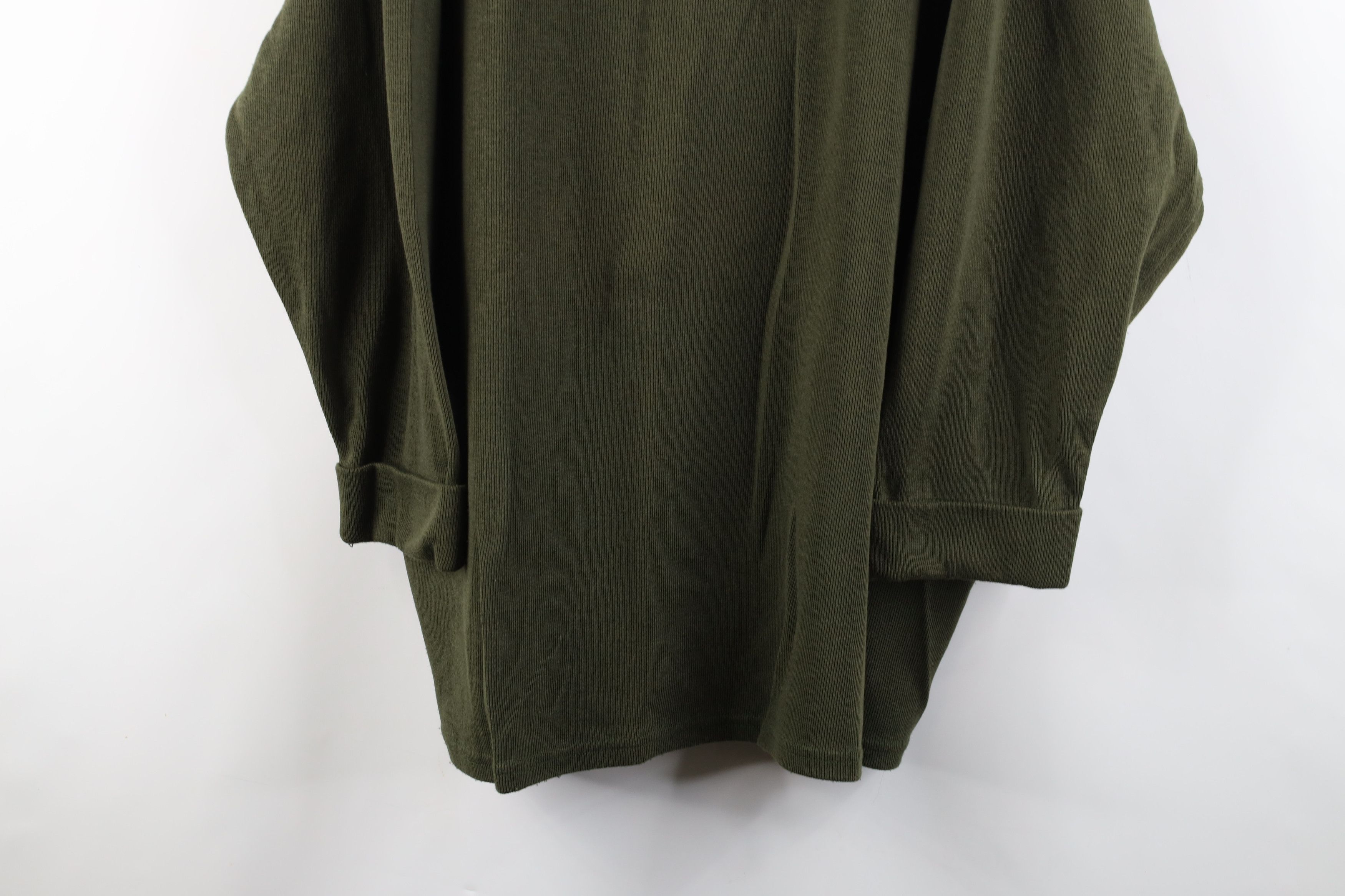Express × Vintage Vintage 90s Express Thermal Ribbed Knit 3/4 Sleeve T-Shirt Size XL / US 12-14 / IT 48-50 - 3 Thumbnail