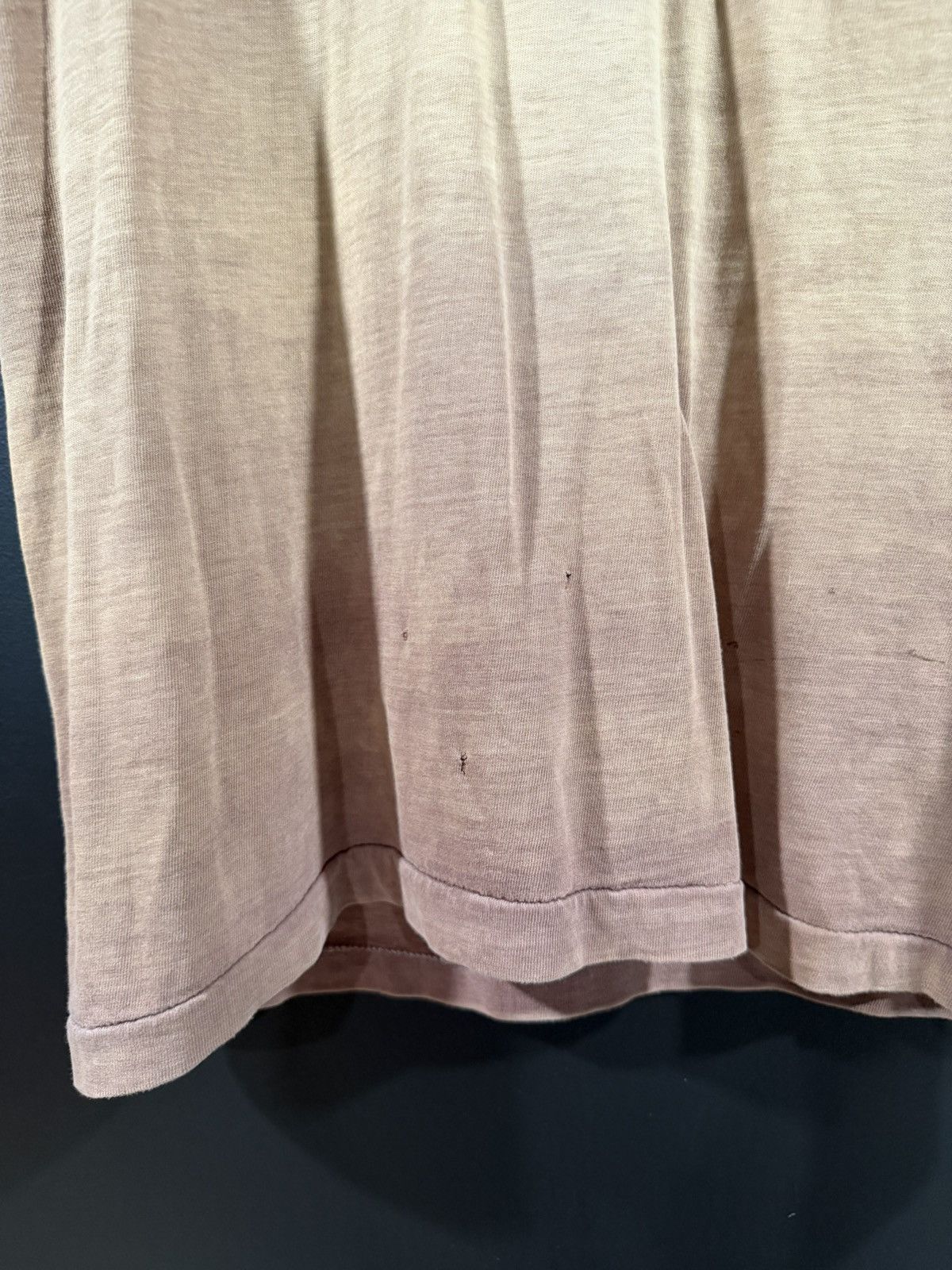 Vintage 1970s Vintage Blank Single Stitch Sun Faded Distressed Tee M Size US M / EU 48-50 / 2 - 8 Thumbnail