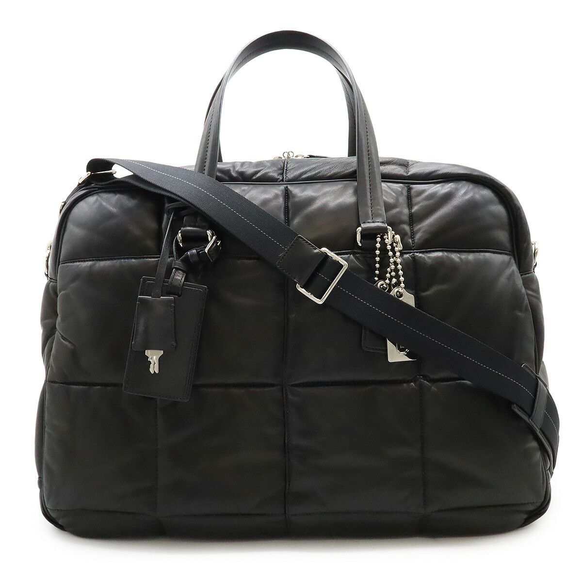 Coach Coach Coach 77131 Nappa Leather 2way Boston Bag Leather Travel Bag 77131 DUTY FREE for USA Size ONE SIZE - 1 Thumbnail