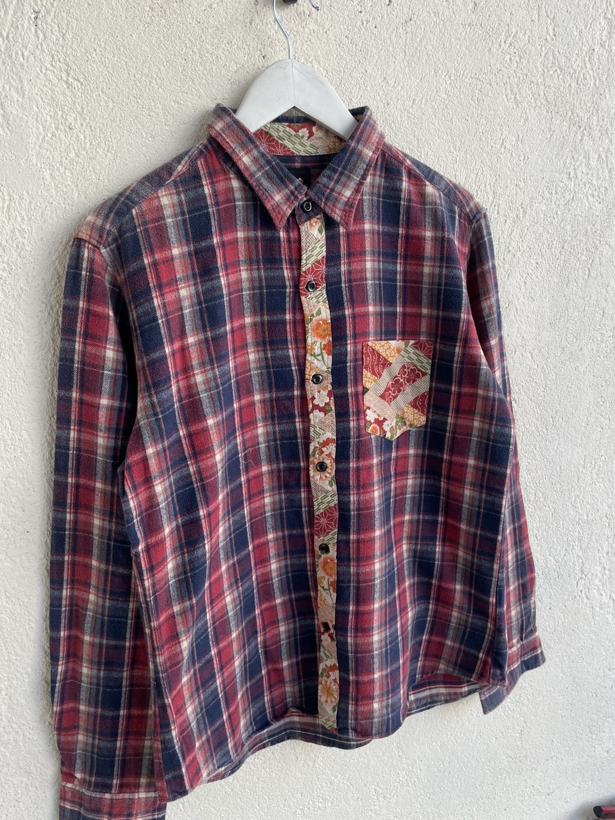 If Six Was Nine 00s Archive Japanese Plaid Flannel Y2K Hysteric Y’s Tornado Size US L / EU 52-54 / 3 - 5 Thumbnail
