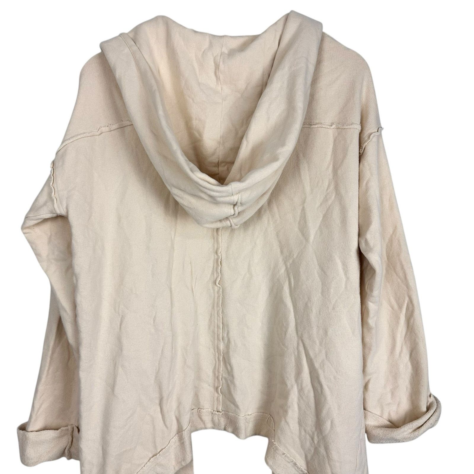 Free People Free People Beach Terry Cloth Hooded Waterfall Cardigan S Size S / US 4 / IT 40 - 8 Thumbnail