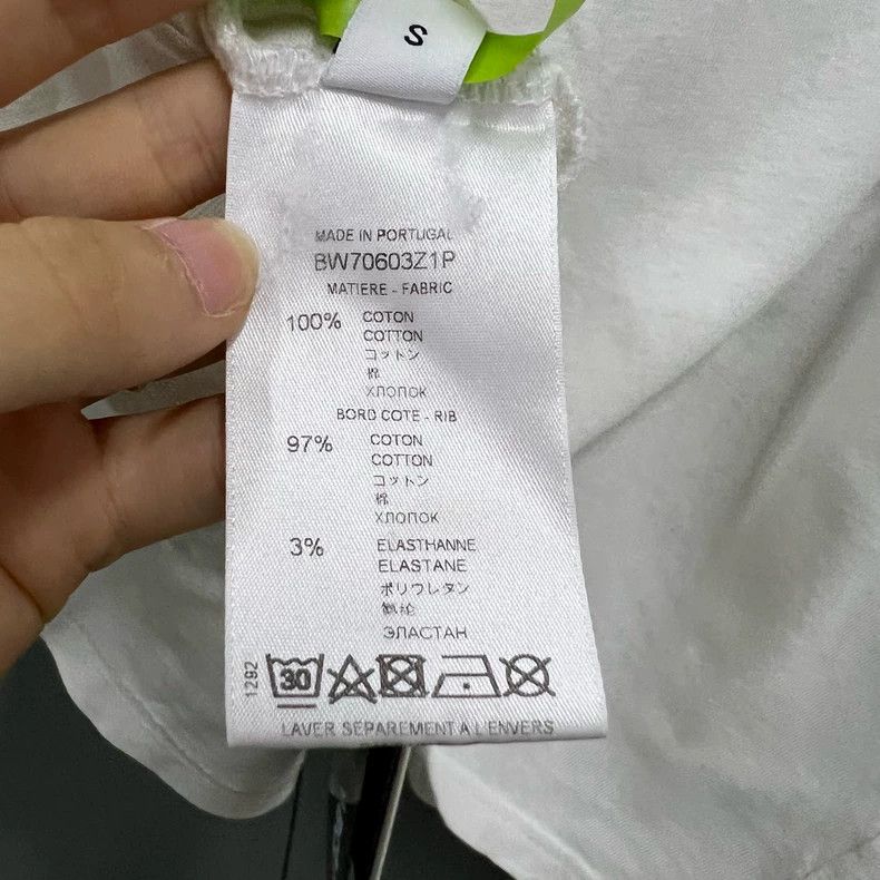 Givenchy Givenchy White Printed Logo Short Sleeve S Size US S / EU 44-46 / 1 - 4 Thumbnail
