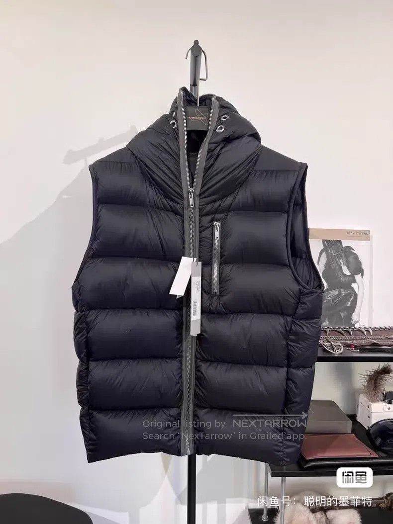 Rick Owens Rick Owens Size 50 Down vest with shark head design| Size US M / EU 48-50 / 2 - 2 Thumbnail