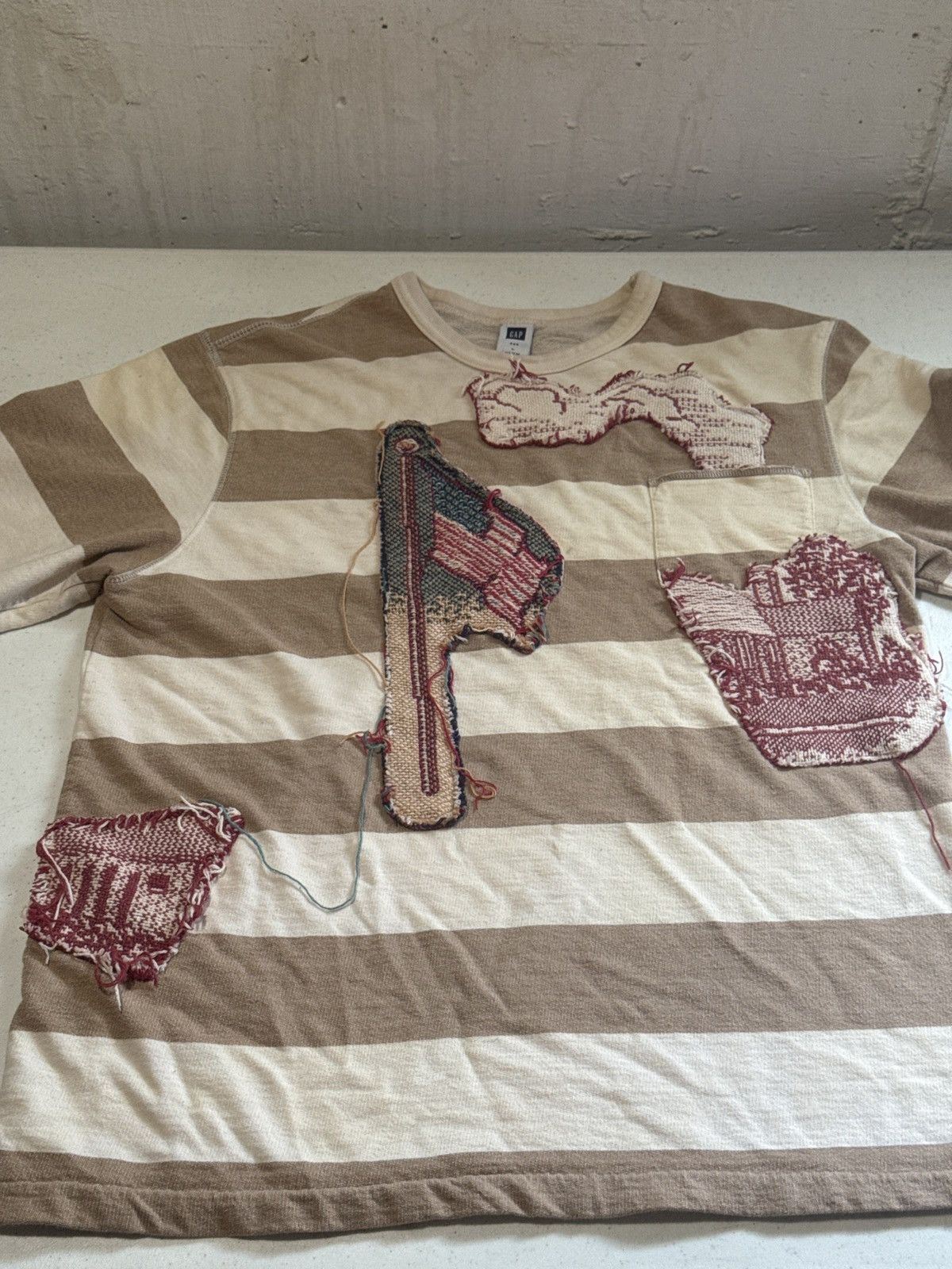Gap Tapestry Striped Shirt by Kendall’s Customs Size US L / EU 52-54 / 3 - 1 Thumbnail