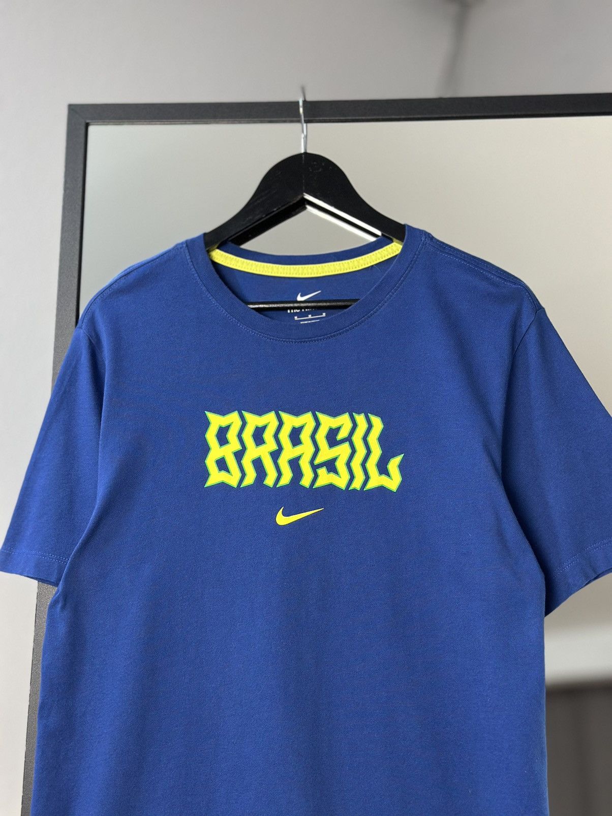 Nike Vintage Nike Brazil Polo t-shirt Blokcore Jersey Soccer Ney Size US M / EU 48-50 / 2 - 3 Thumbnail
