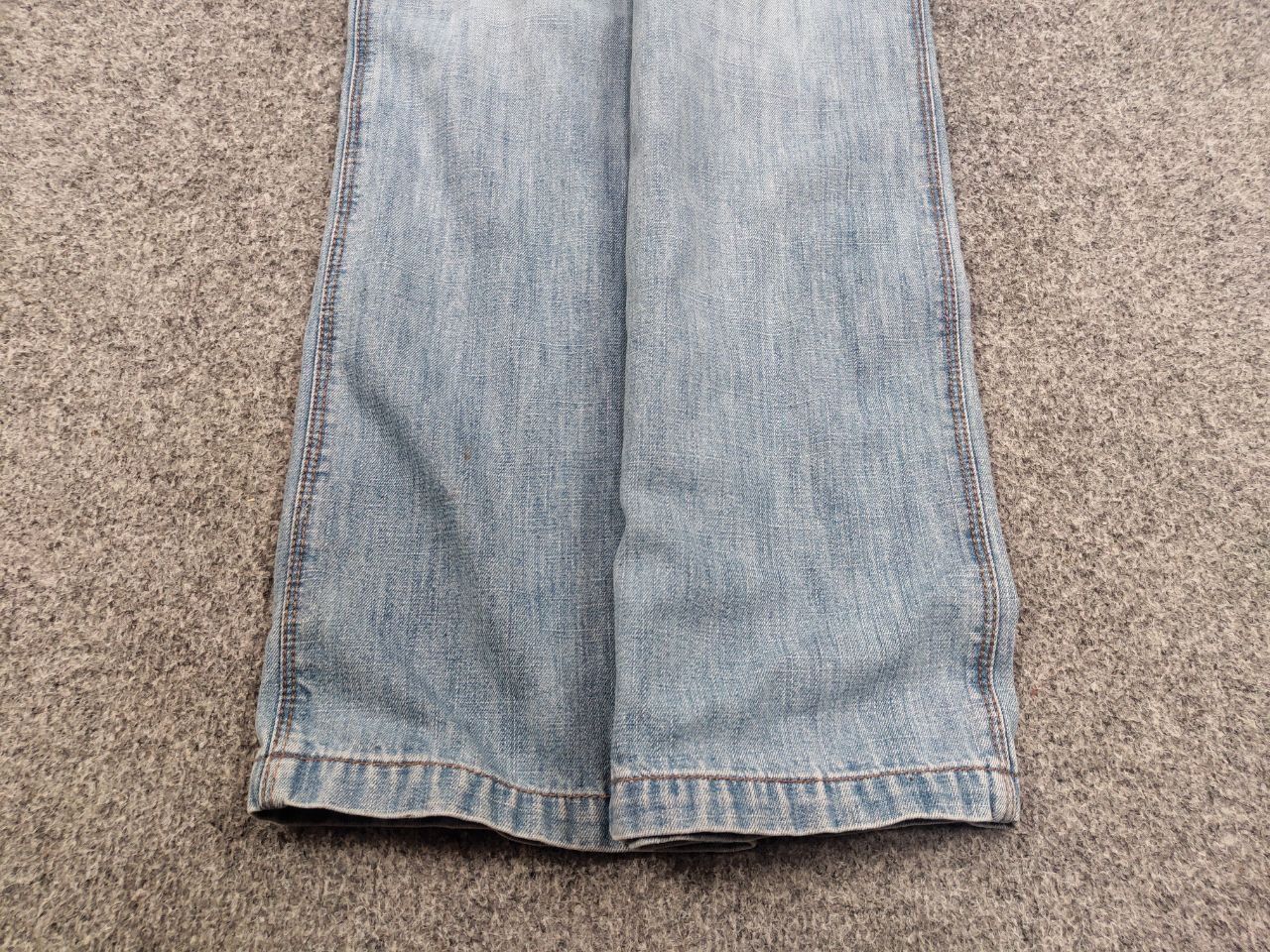 Sixty Vintage 90's Decauville x sixty Blue Patchwork Denim Jeans Size US 31 - 8 Thumbnail