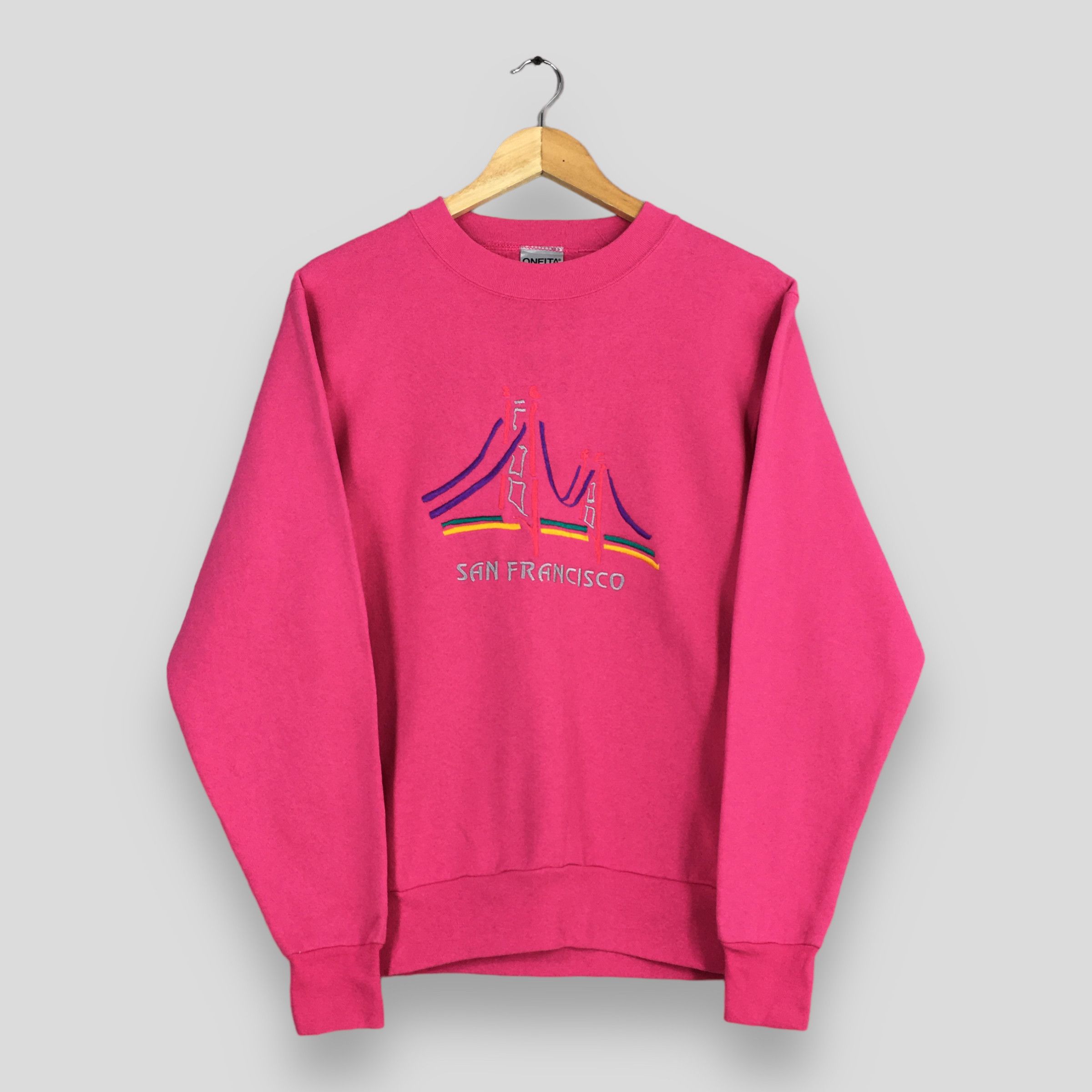 Vintage Vintage San Francisco California Usa Sweatshirt Small Size US S / EU 44-46 / 1 - 1 Thumbnail