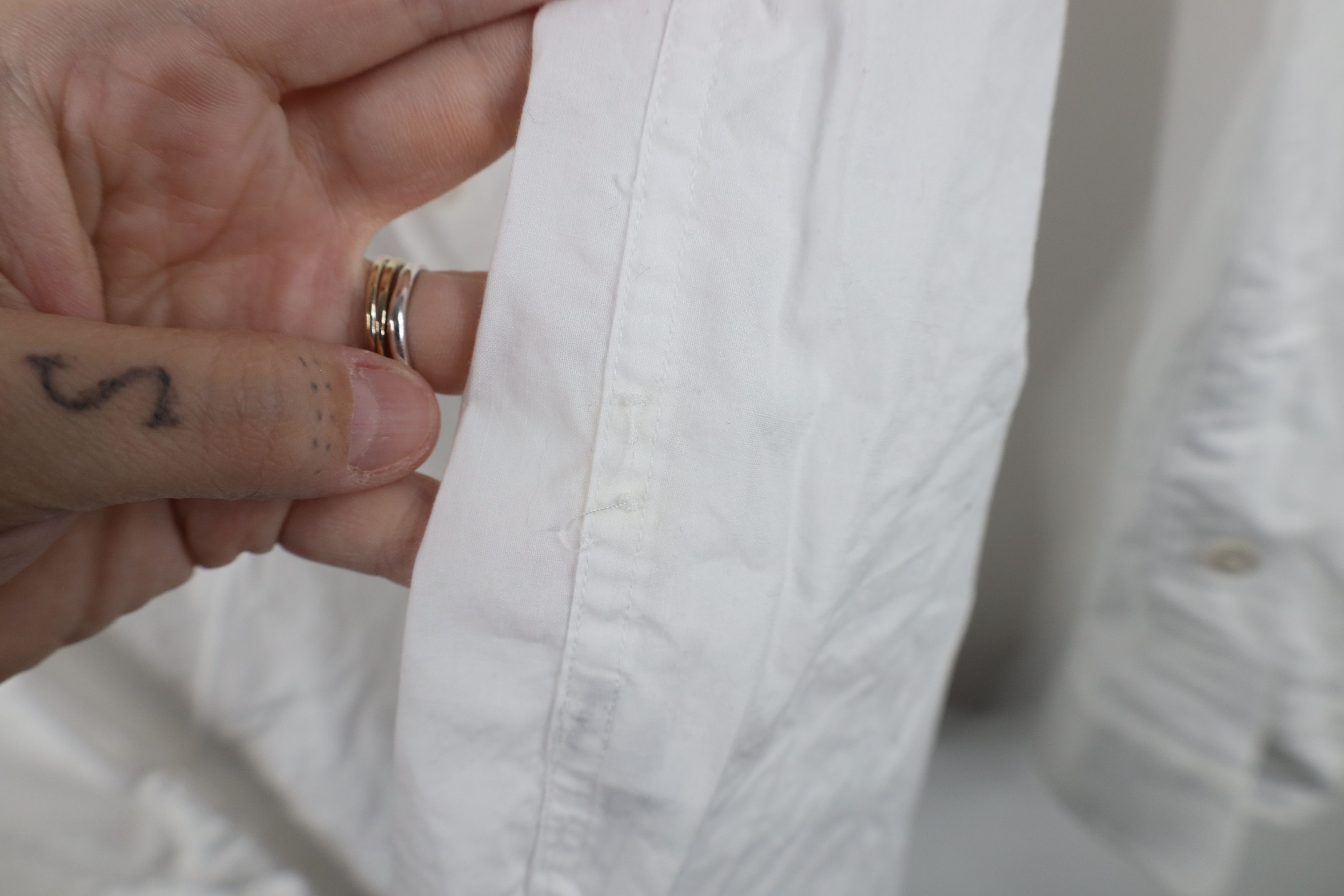Ralph Lauren Vintage 90s Ralph Lauren Tuxedo Button Dress Shirt White Size US L / EU 52-54 / 3 - 7 Thumbnail