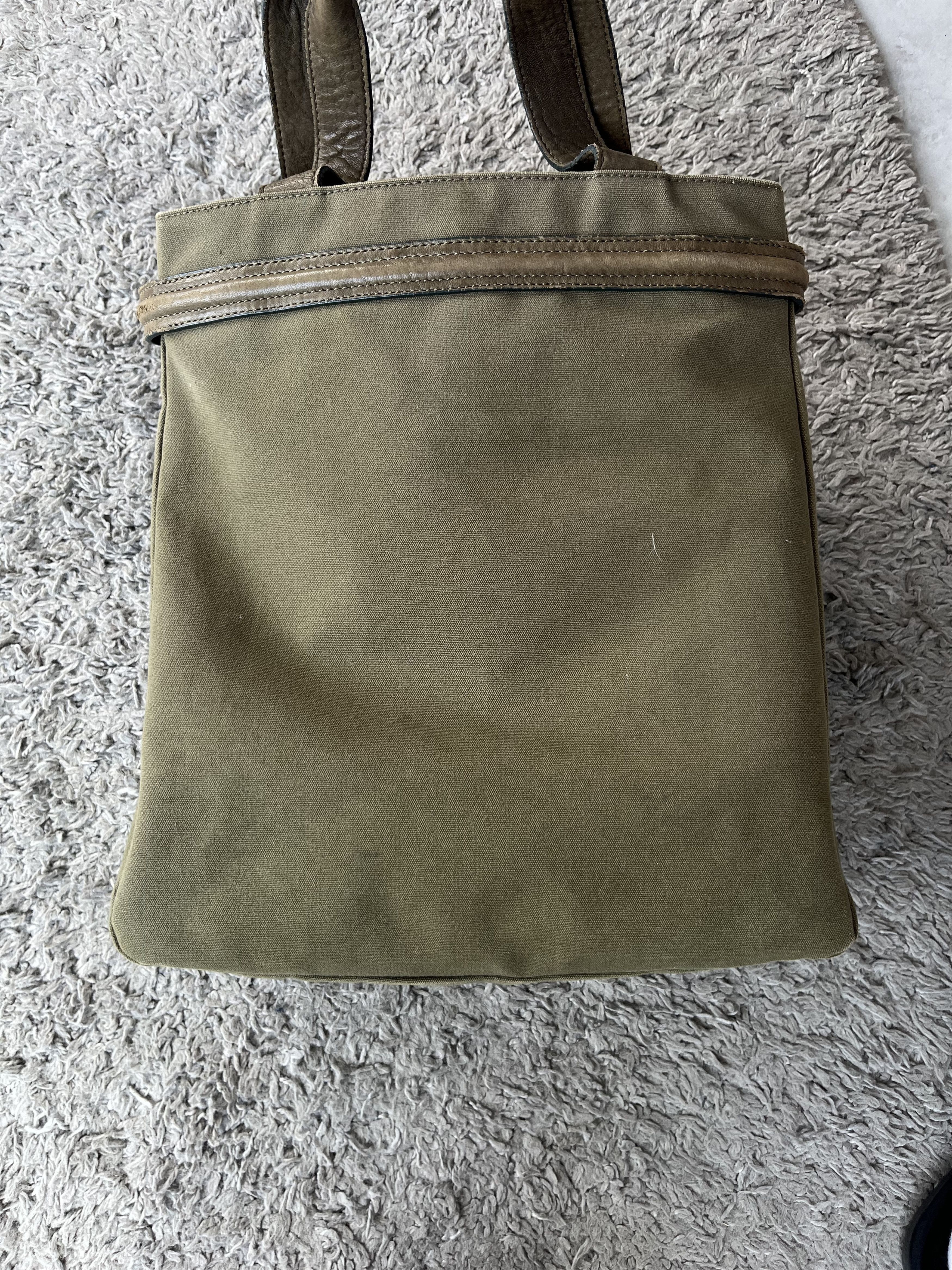 John Galliano GALLIANO Vintage Leather Handbags Big Logo Y2K Streetwear Size ONE SIZE - 3 Thumbnail