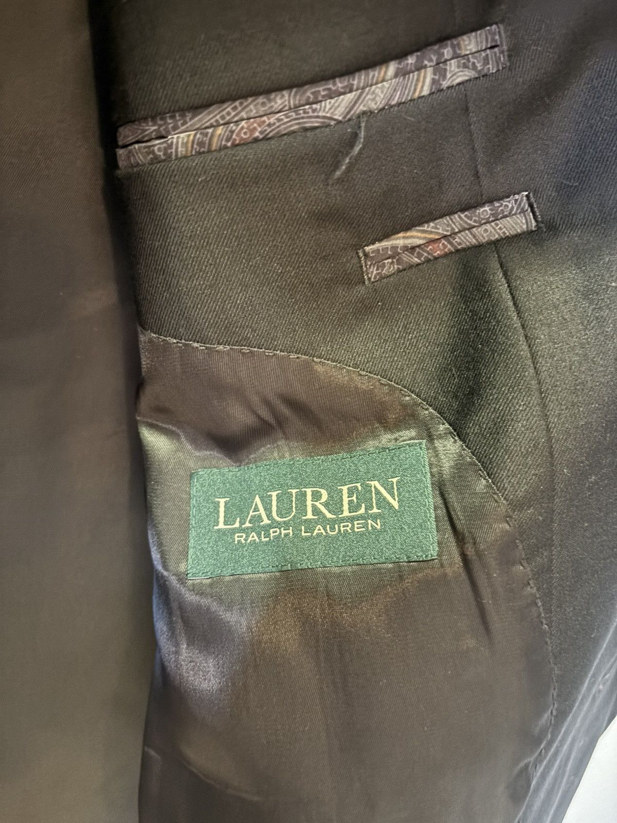 Lauren Ralph Lauren Vintage Ralph Lauren Men's Wool Blazer Sport Coat (44R) Size 44R - 2 Thumbnail