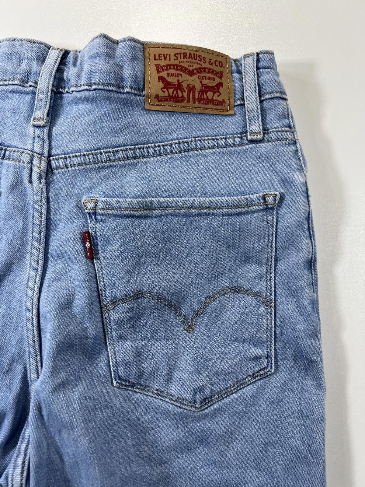 Levi's Levi's 721 Light Blue Denim Cutoff Shorts 27 Size 27" / US 4 / IT 40 - 10 Thumbnail