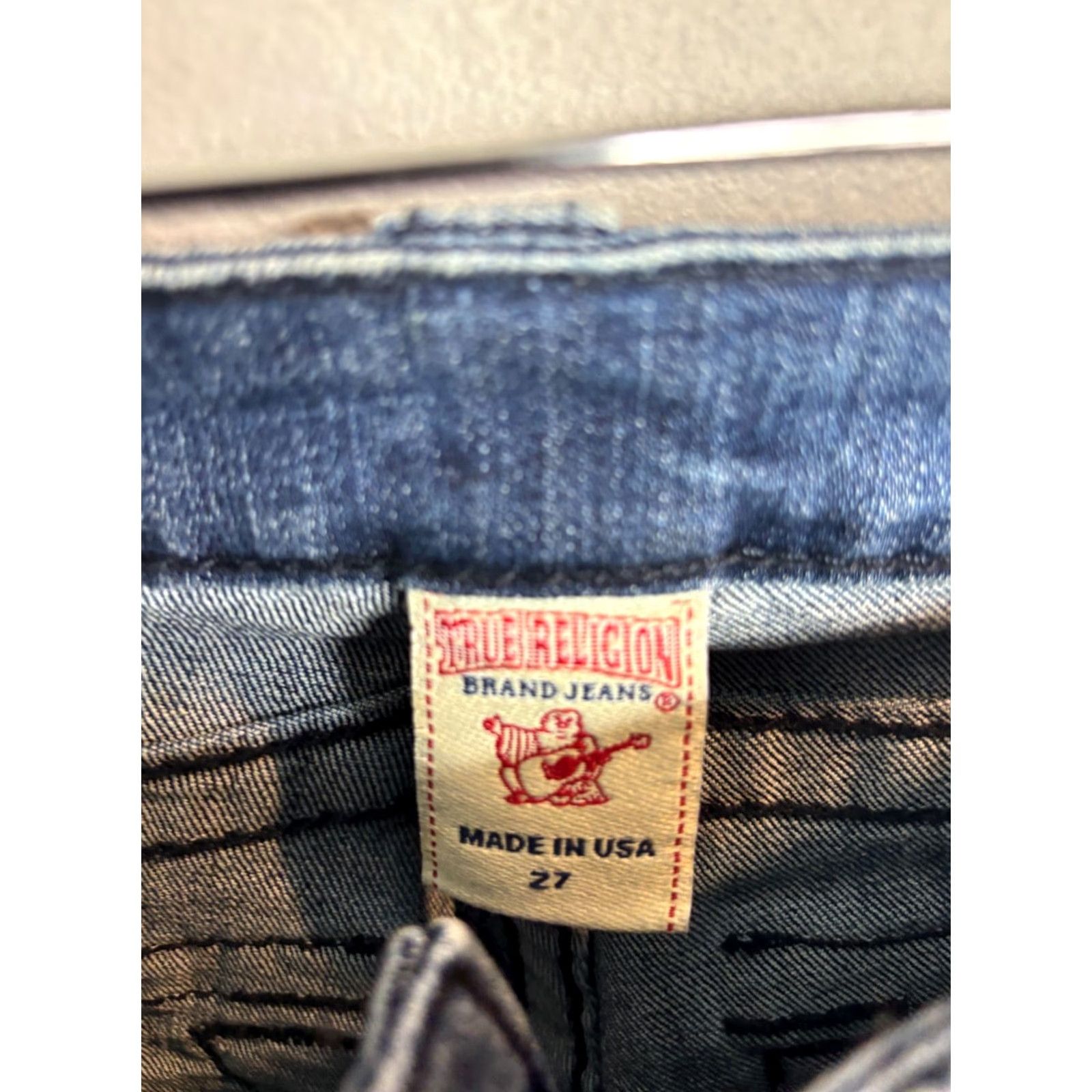 True Religion True Religion Jeans Womens Size 27 Billy Low Rise Belt Loops Denim 3655 USA Made Ready to Wear Size 27" / US 4 / IT 40 - 6 Thumbnail
