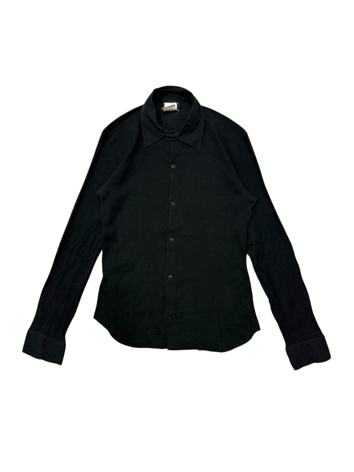 agnes b. Agnes B. Made in France Linen Button Up Plates Shirt Size XS / US 0-2 / IT 36-38 - 1 Thumbnail