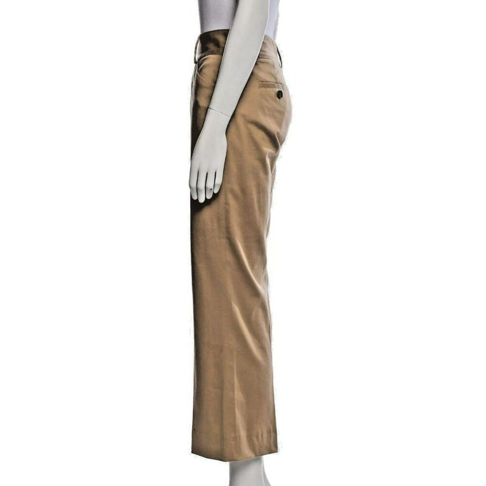 Burberry Burberry Pants Size 8 – Brown Cotton Blend, Wide Leg, Mid-R Size 30" / US 8 / IT 44 - 7 Thumbnail