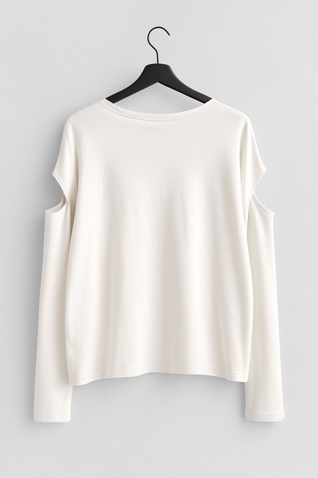 Japanese Brand Vintage RiLi Tokyo White Cotton Cut-Out Sleeve Top – Unisex Size M / US 6-8 / IT 42-44 - 2 Thumbnail