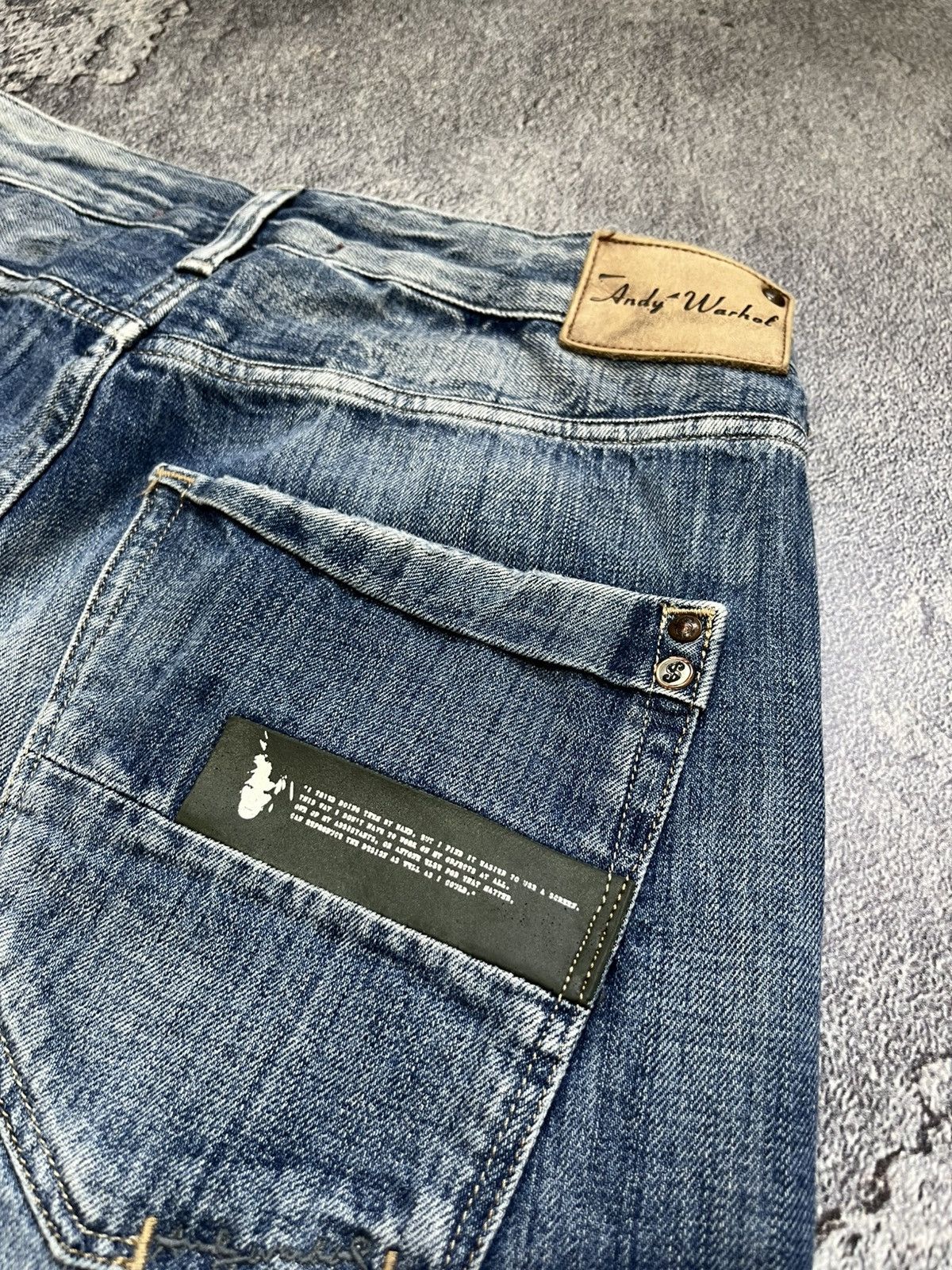 Andy Warhol × Vintage Andy Warhol jeans vintage Size US 32 / EU 48 - 4 Thumbnail