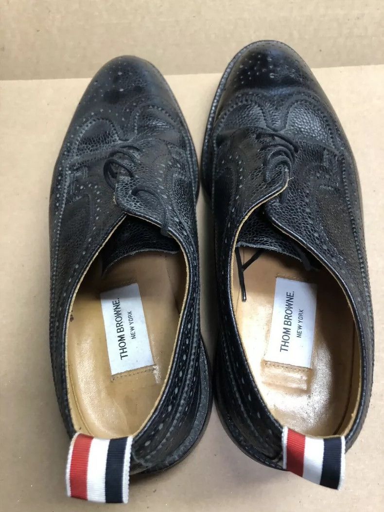 Thom Browne Thom Browne Black leather shoes Size US 9.5 / EU 42-43 - 3 Thumbnail