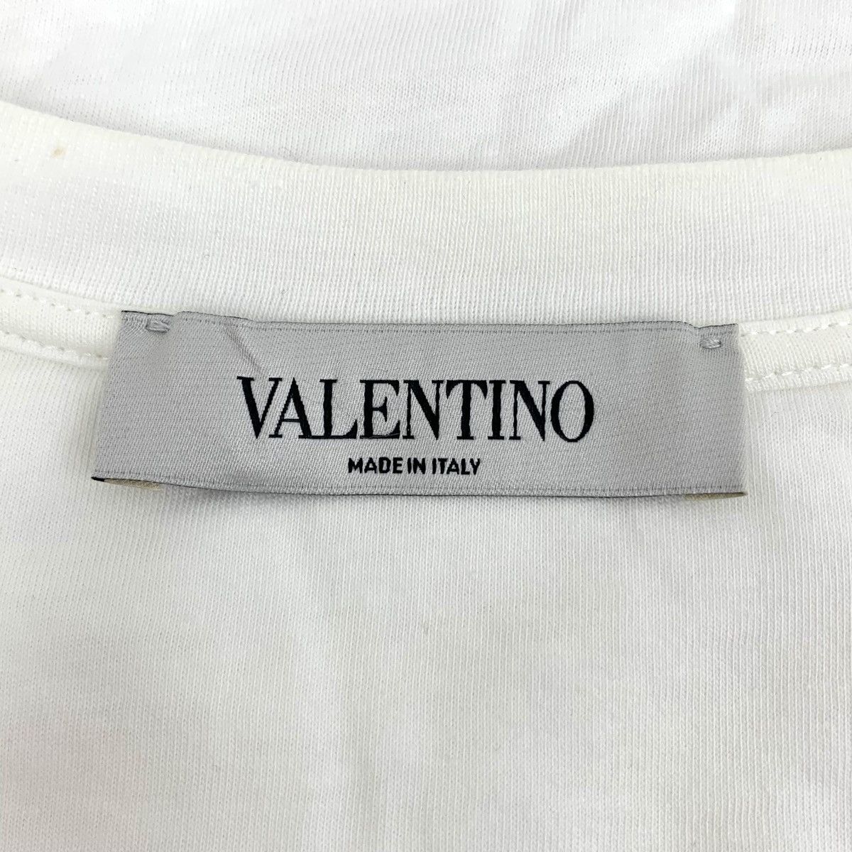 Valentino Valentino White Letter Print Short Sleeve T-shirt K26WX Size US XS / EU 42 / 0 - 5 Thumbnail