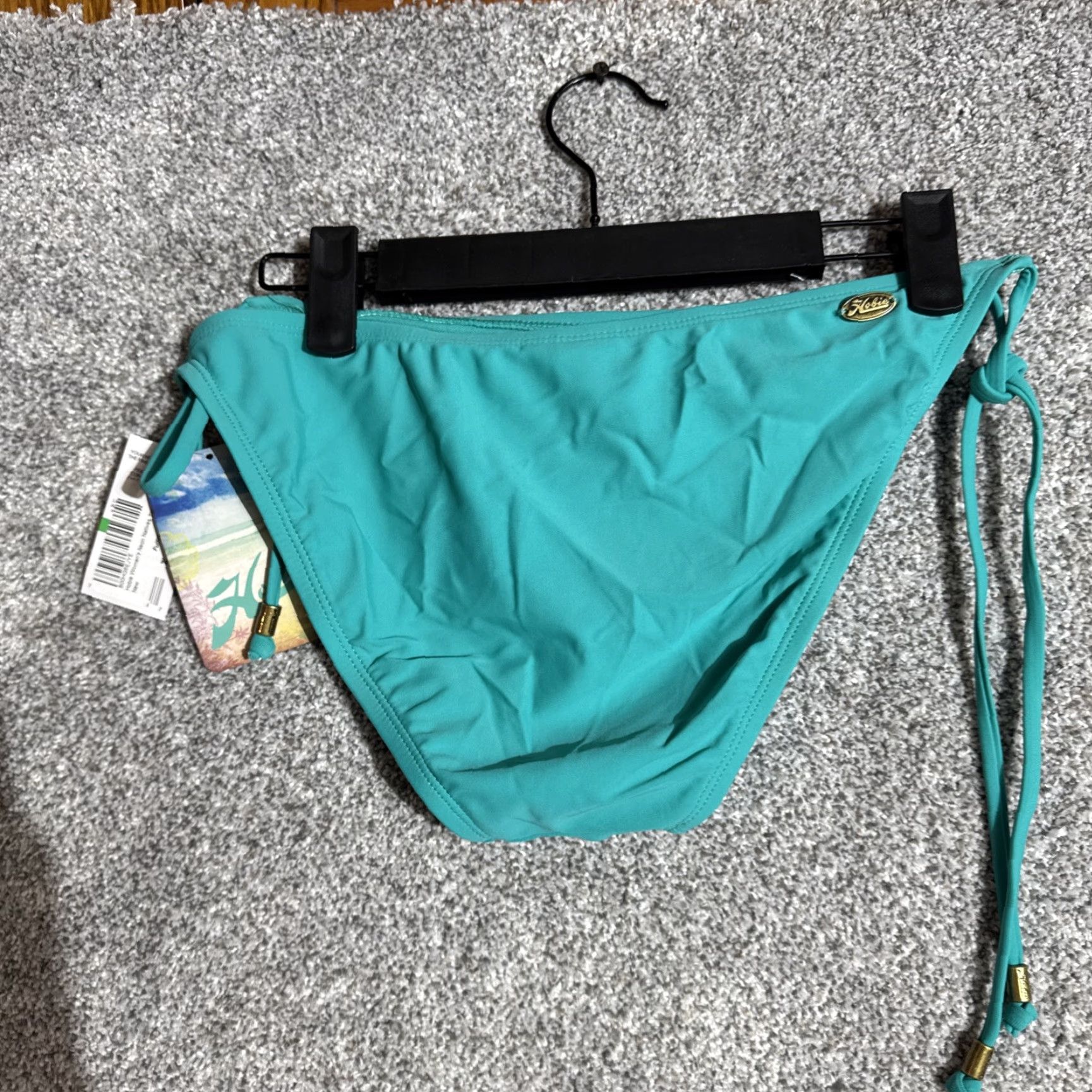 Vintage VINTAGE 90s Y2K Hobie Bikini Bottom Beaded Tie Side L Blue Boho Resort Chic Festival Women Bottom Size 36" / US 14 / IT 50 - 6 Thumbnail