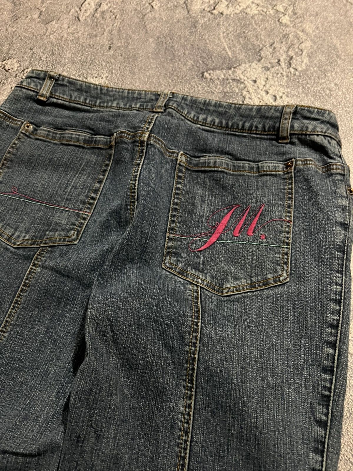 Vintage If Six Was Nine Style Jeans Skinny Flared / Archive Drip 90s Size US 32 / EU 48 - 7 Thumbnail